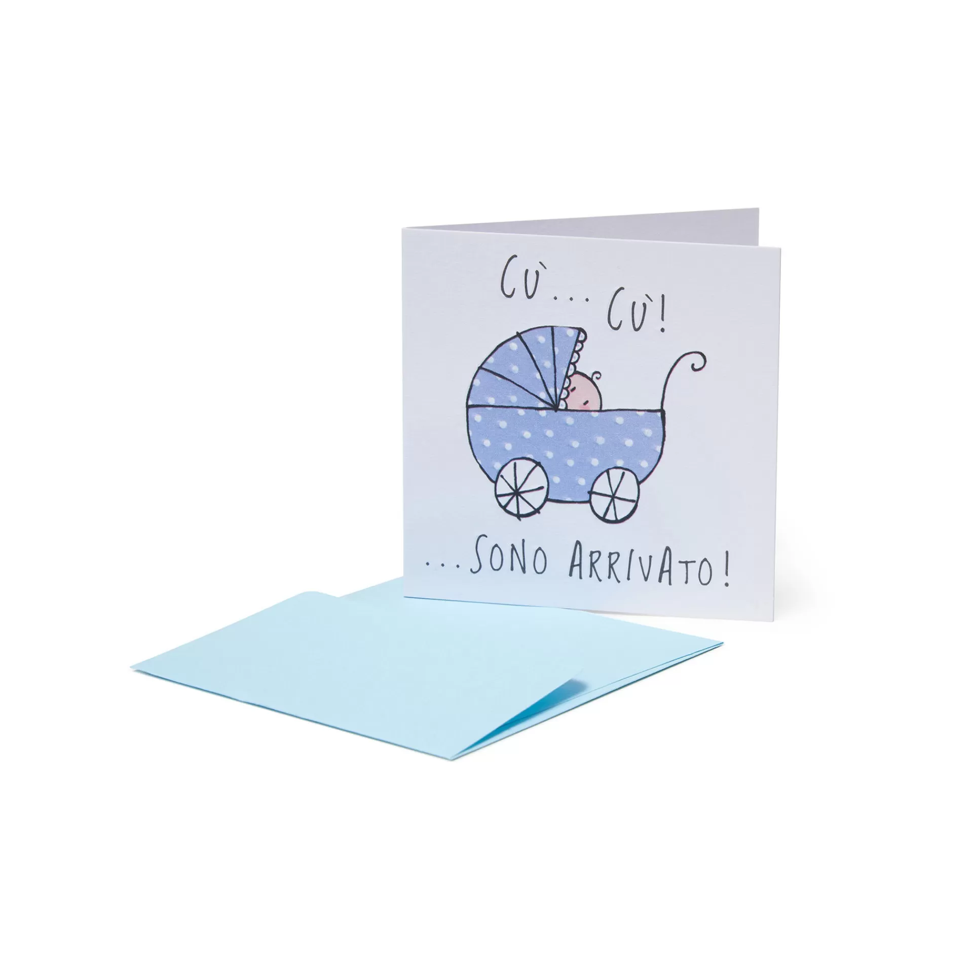 Legami Milano Mini Biglietto d'Auguri - Nascita - Cucu Bimbo- Biglietti Per Ricorrenze Speciali