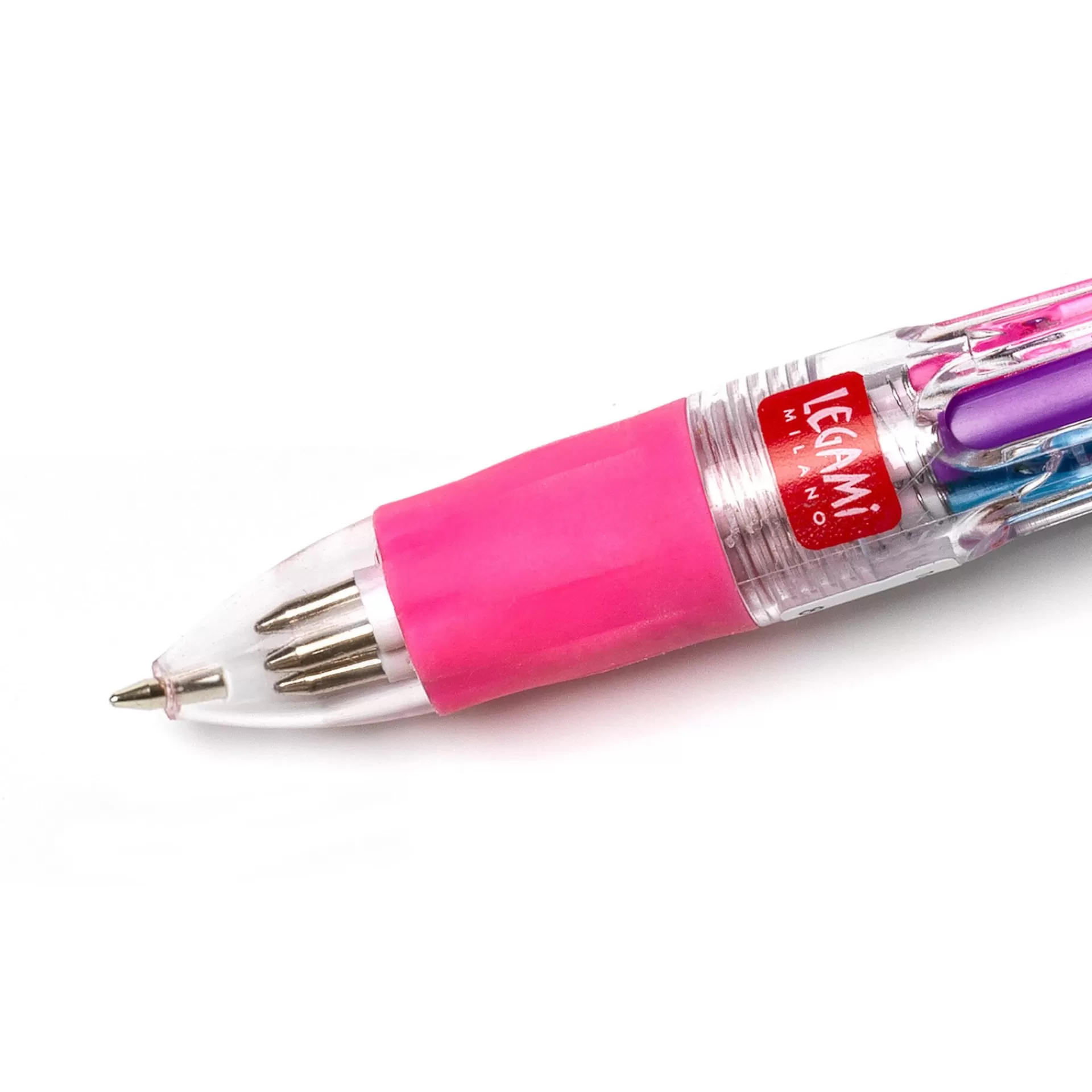Legami Milano Mini Penna a Sfera 4 Colori - Mini Magic Rainbow- Penne A Sfera E Gel
