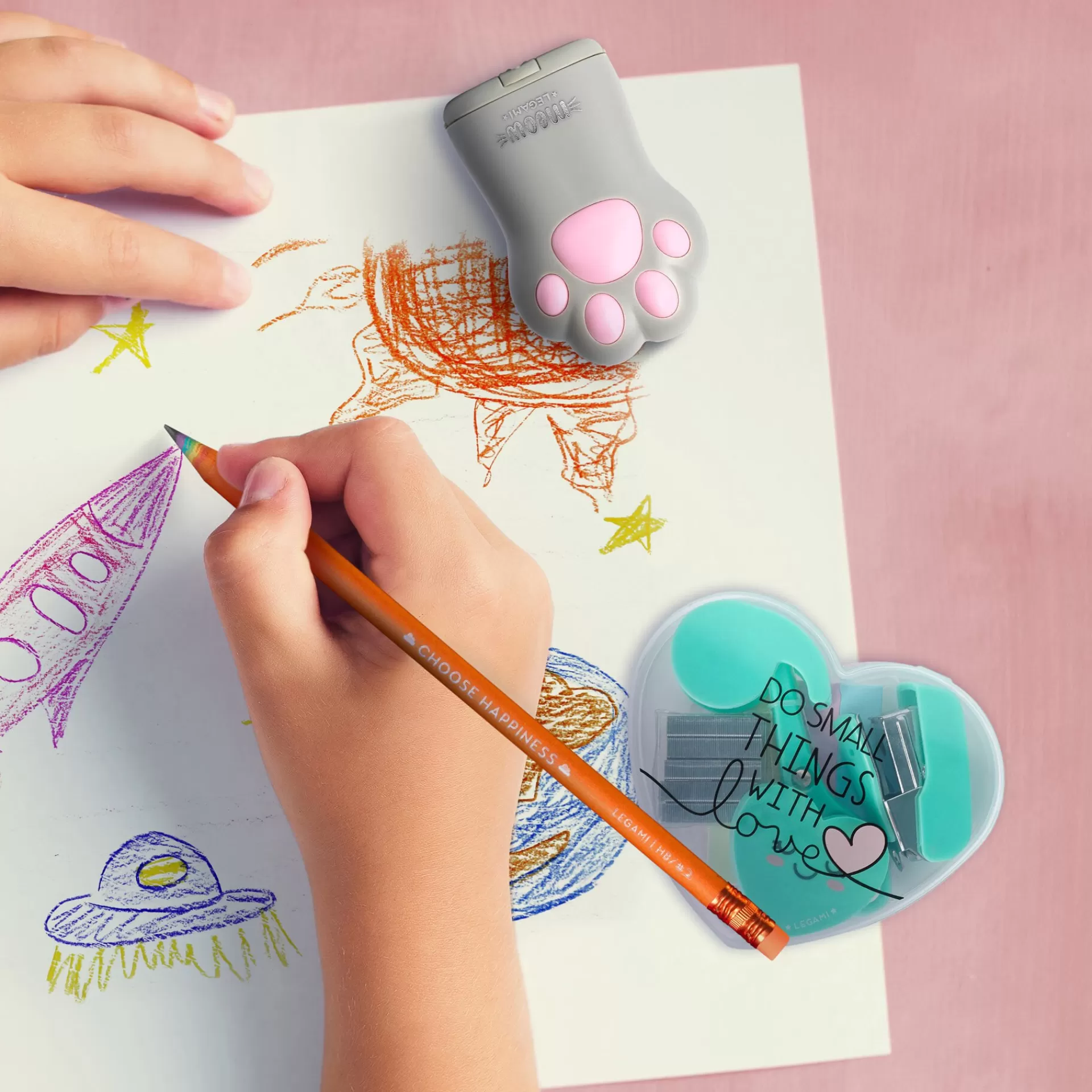 Legami Milano Mini Set di Cancelleria- Accessori Per Confezioni Regalo | Altri Accessori Cartoleria