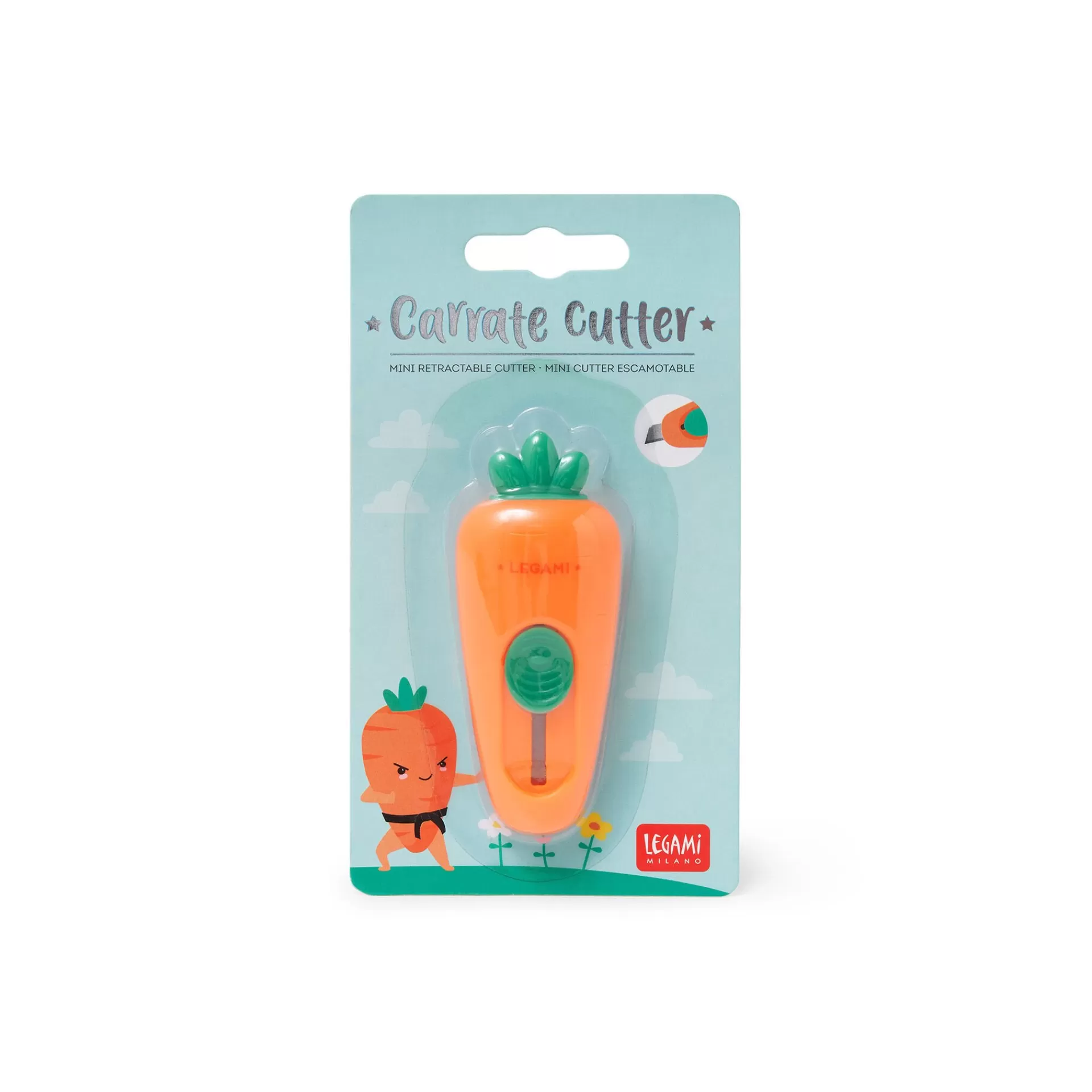 Legami Milano Mini Taglierino a Scomparsa - Carrate Cutter- Accessori Per Confezioni Regalo | Altri Accessori Cartoleria
