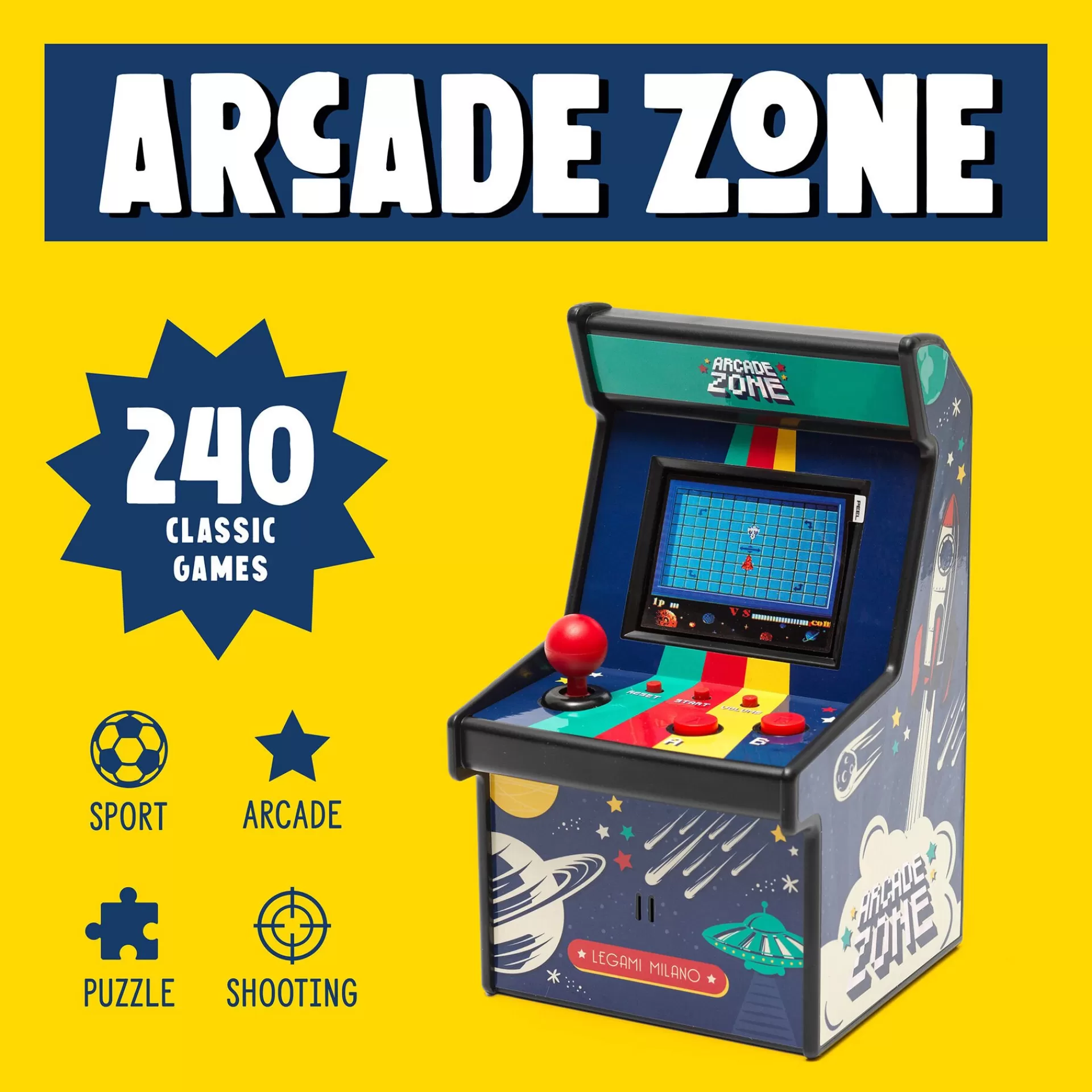 Legami Milano Mini Videogioco Arcade - Arcade Zone- Arcade