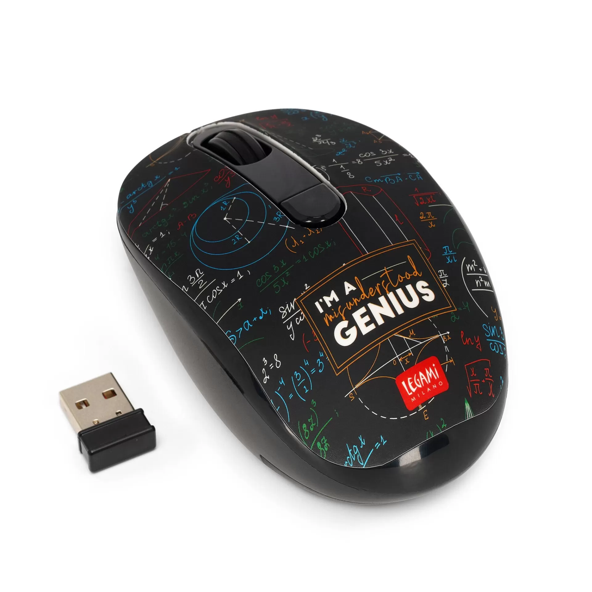 Legami Milano Mouse Wireless con Ricevitore USB- Accessori Per Smartphone Pc Tablet