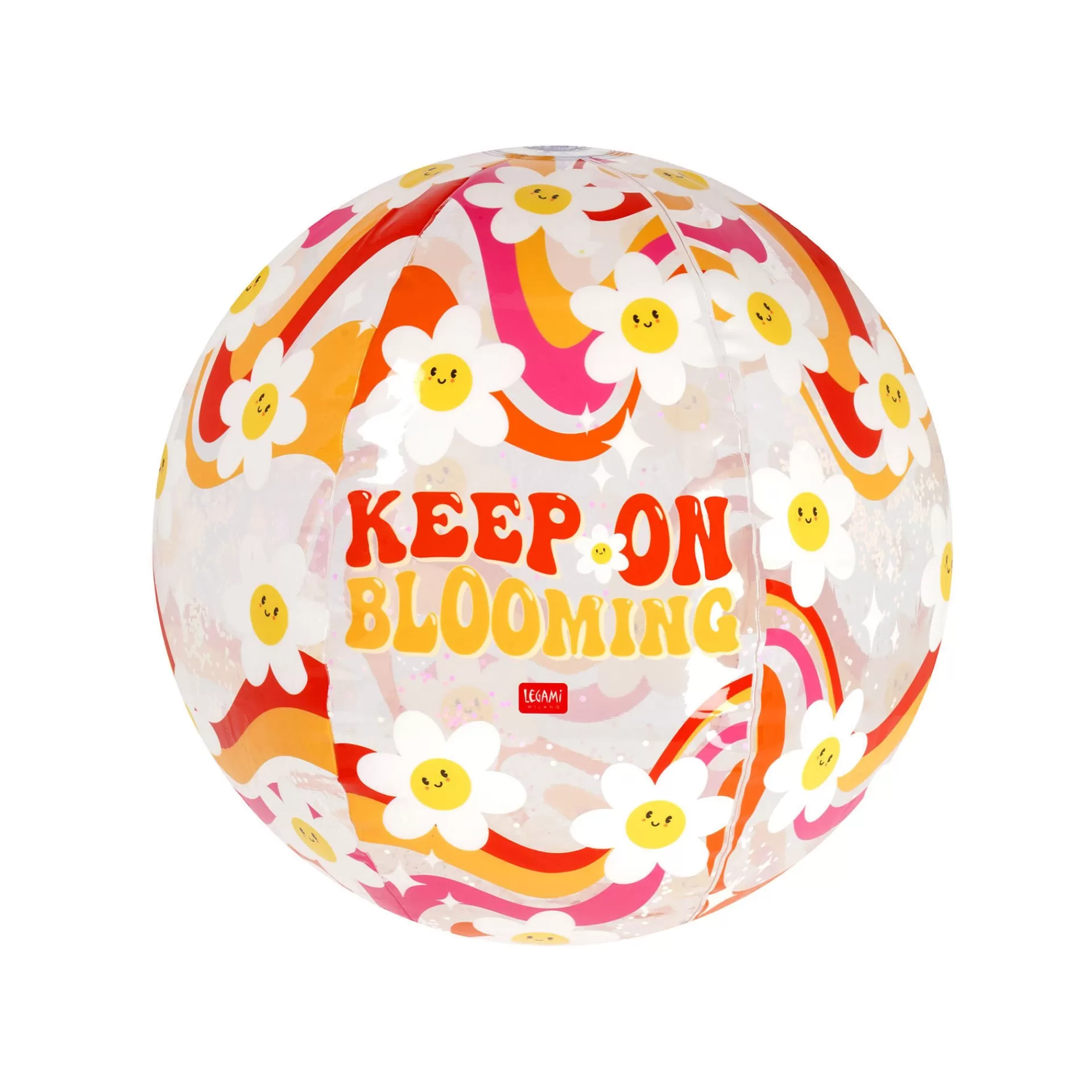 Legami Milano Palla da Spiaggia Gonfiabile - Glitter Beach Ball- Giochi Da Spiaggia | Gonfiabili