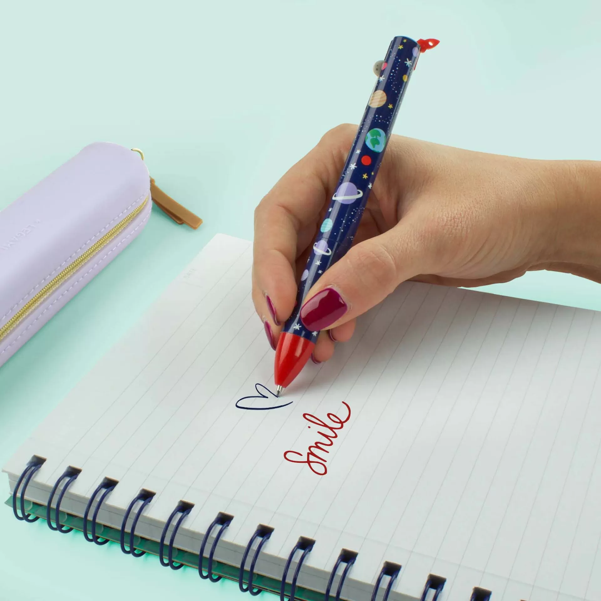 Legami Milano Penna a Due Colori - Click&Clack- Penne A Sfera E Gel