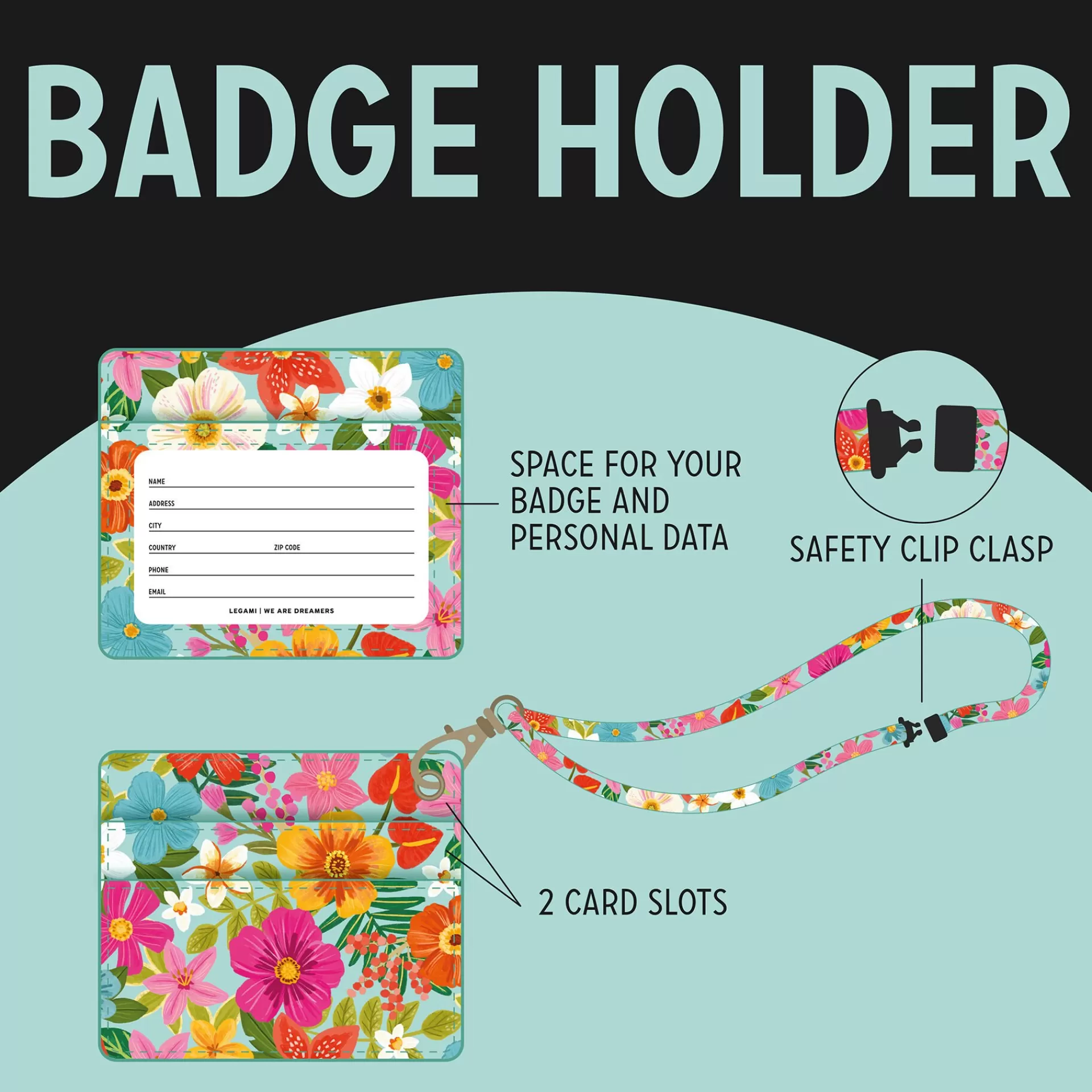 Legami Milano Porta Badge- Accessori Viaggio | Portadocumenti