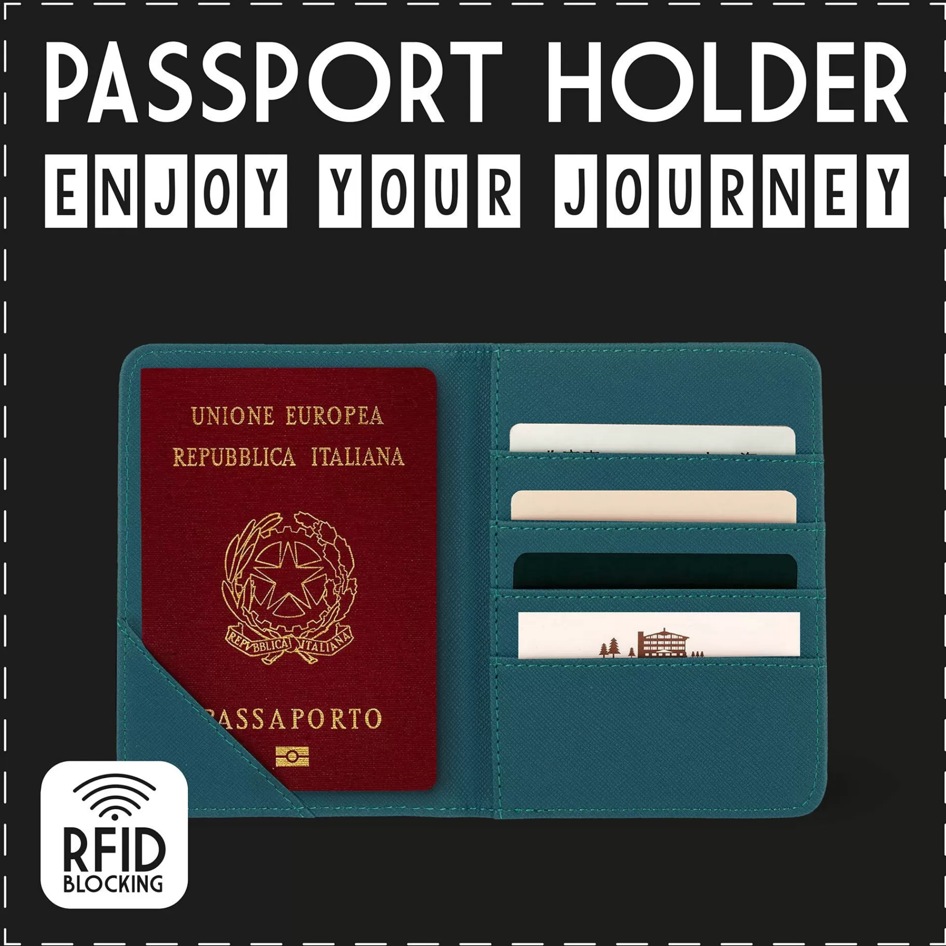 Legami Milano Porta Passaporto - Passport Holder- Portadocumenti