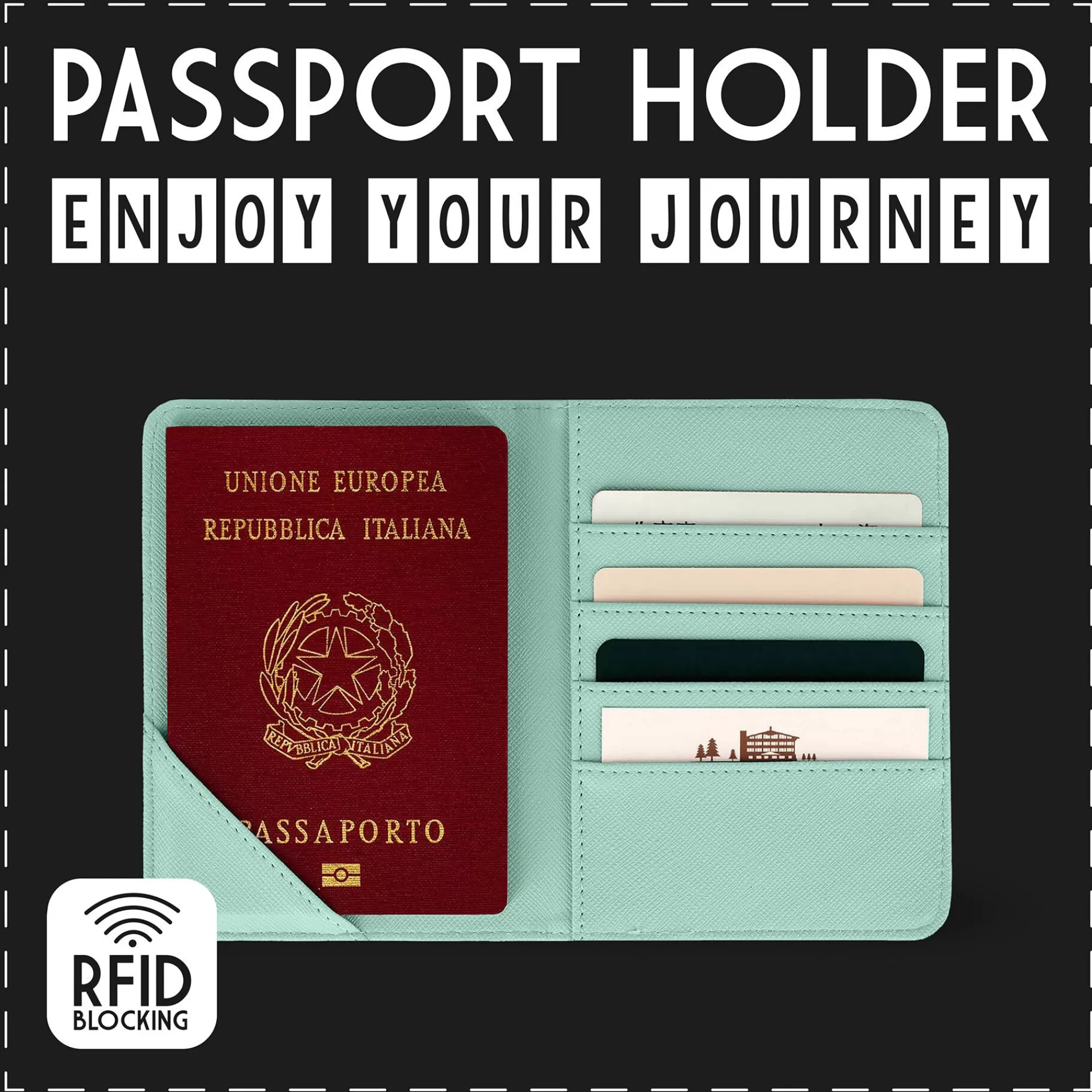 Legami Milano Porta Passaporto - Passport Holder- Portadocumenti