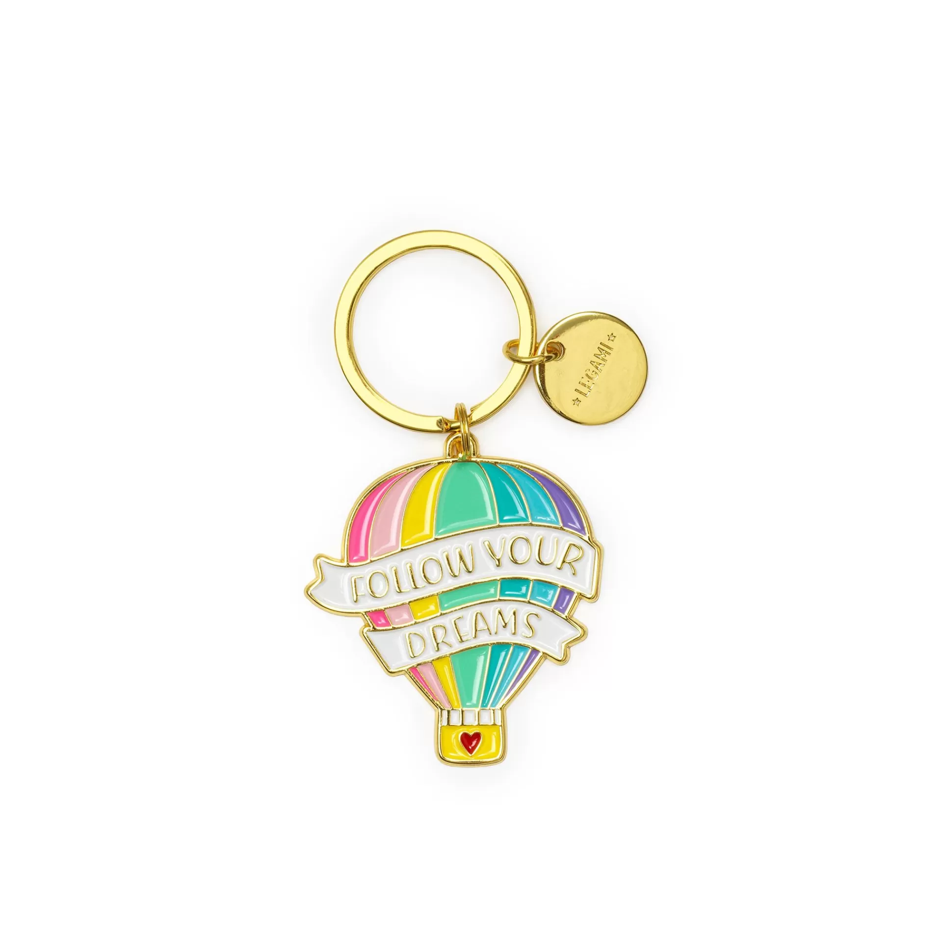 Legami Milano Portachiavi in Metallo Smaltato - What a Key Ring!- Portachiavi