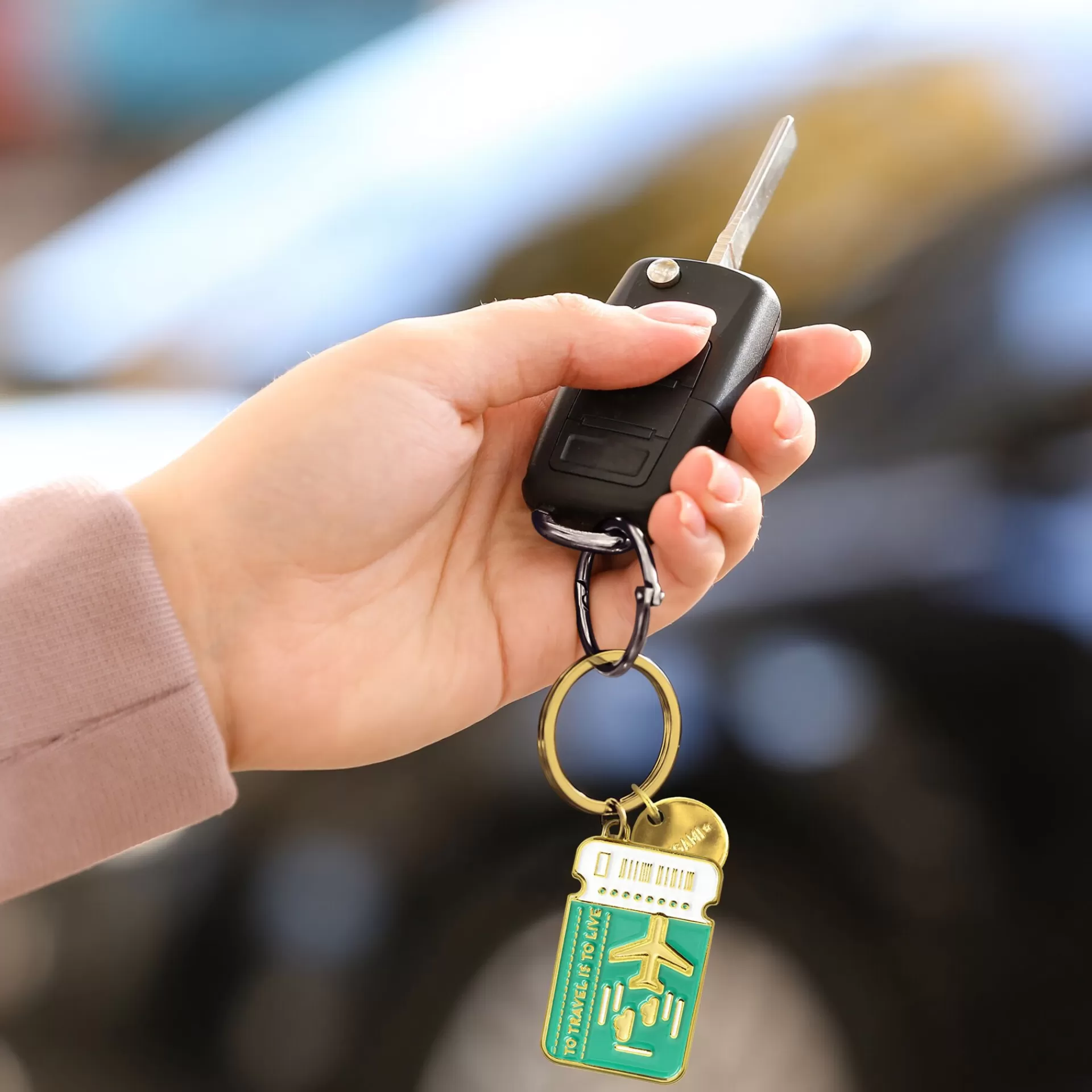Legami Milano Portachiavi in Metallo Smaltato - What a Key Ring!- Portachiavi