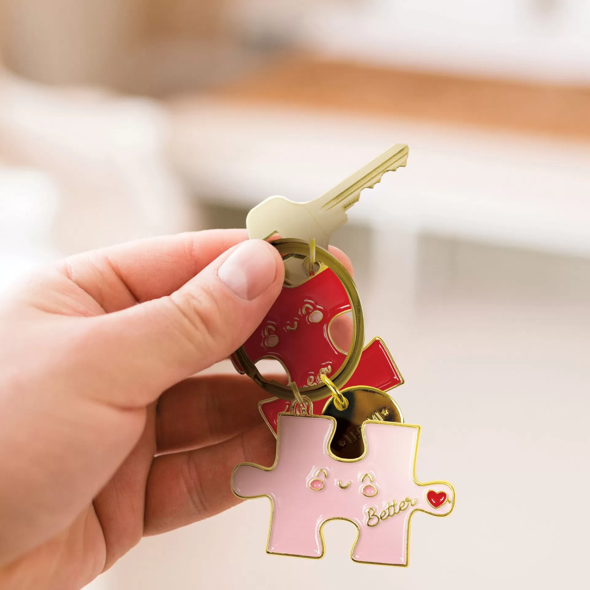 Legami Milano Portachiavi in Metallo Smaltato - What a Key Ring!- Portachiavi