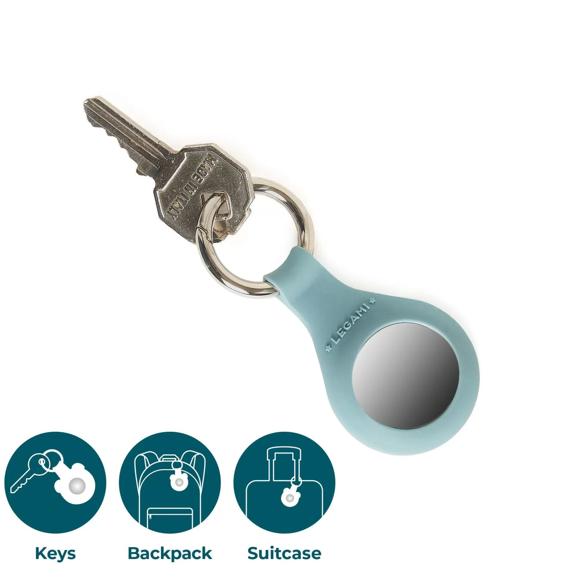 Legami Milano Portachiavi per AirTag- Accessori Per Smartphone Pc Tablet | Accessori Viaggio