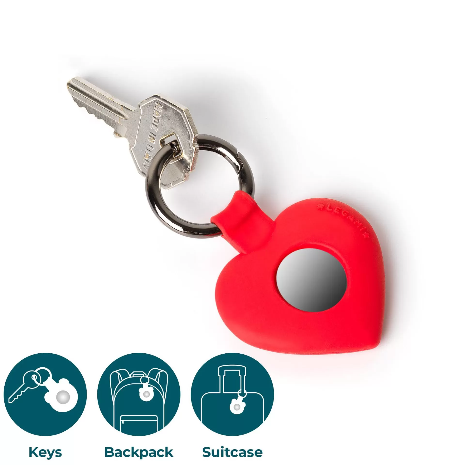 Legami Milano Portachiavi per AirTag- Accessori Per Smartphone Pc Tablet | Accessori Viaggio