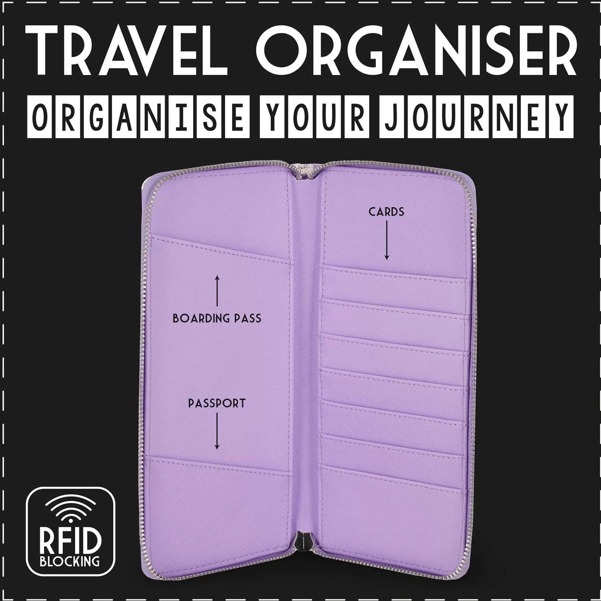Legami Milano Portadocumenti da Viaggio - Rfid Blocking- Portadocumenti