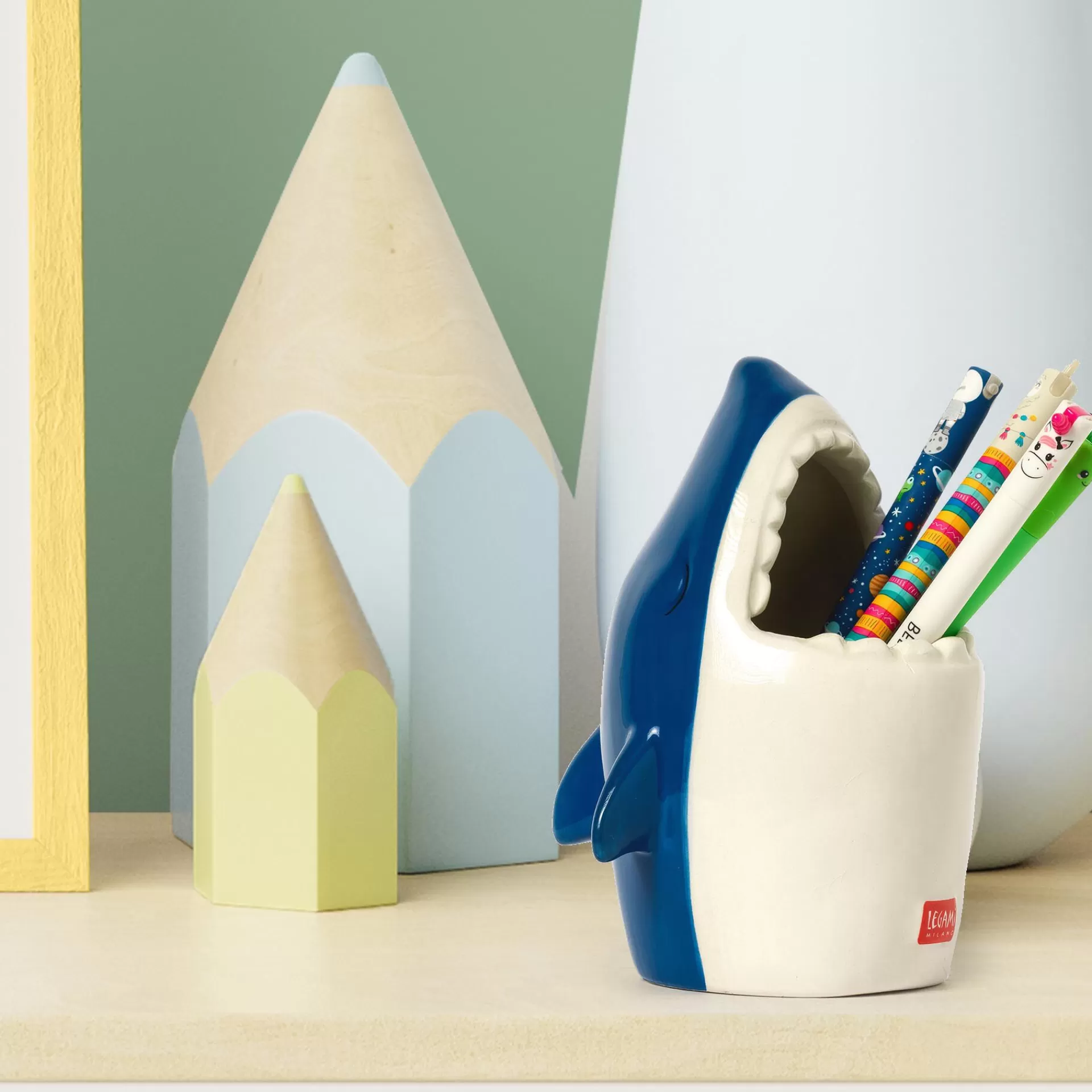 Legami Milano Portapenne in Ceramica - Desk Friends- Portapenne