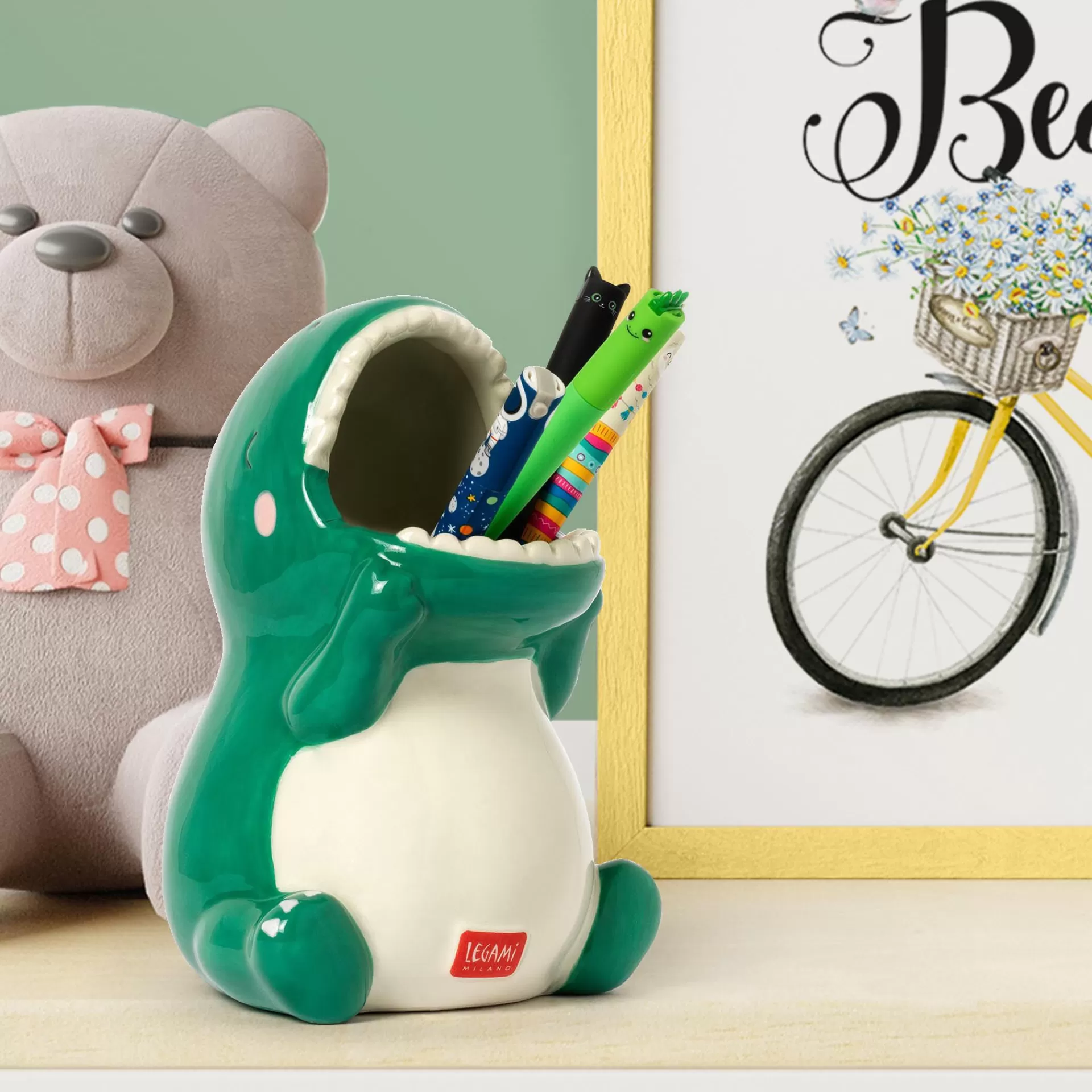Legami Milano Portapenne in Ceramica - Desk Friends- Portapenne