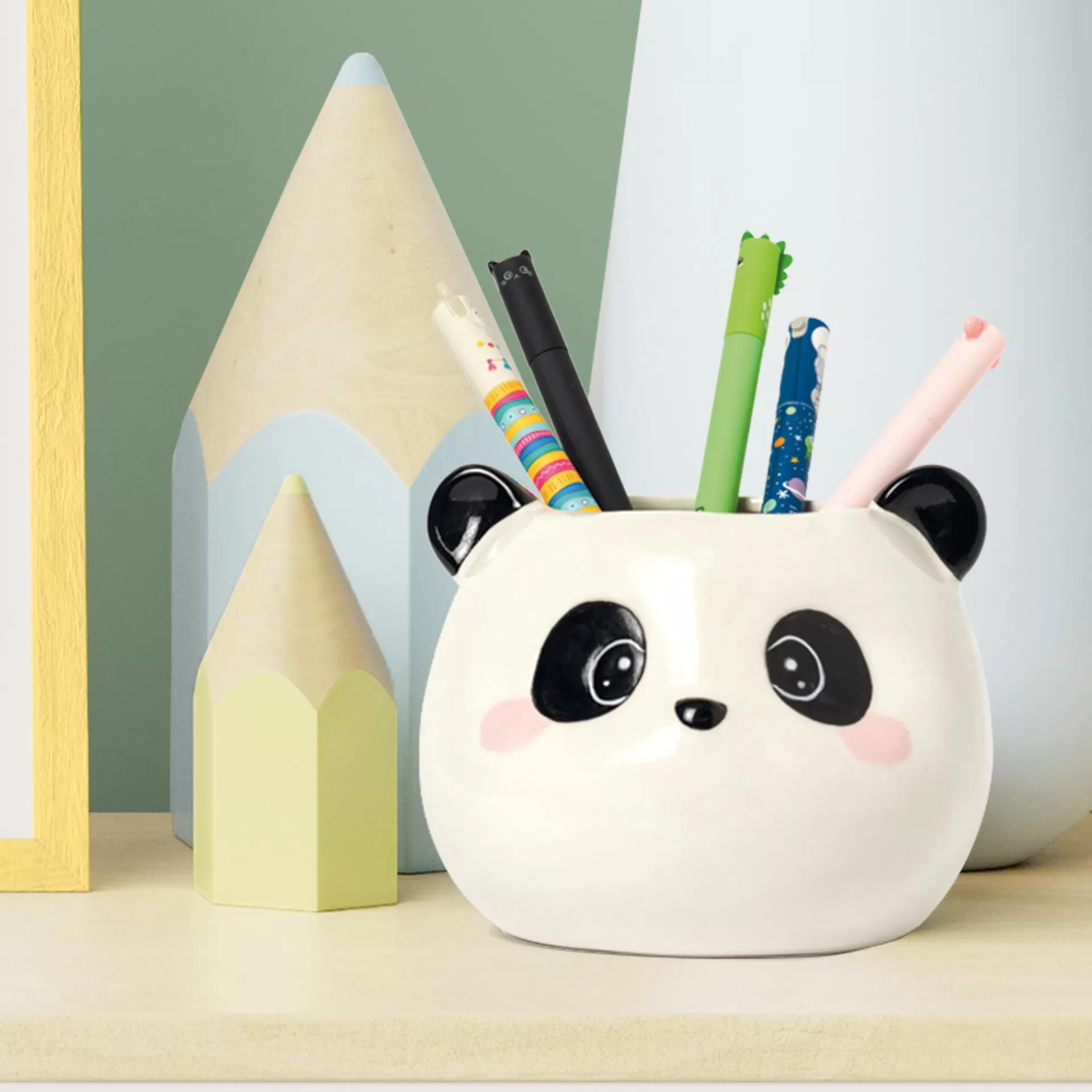 Legami Milano Portapenne in Ceramica - Desk Friends- Portapenne