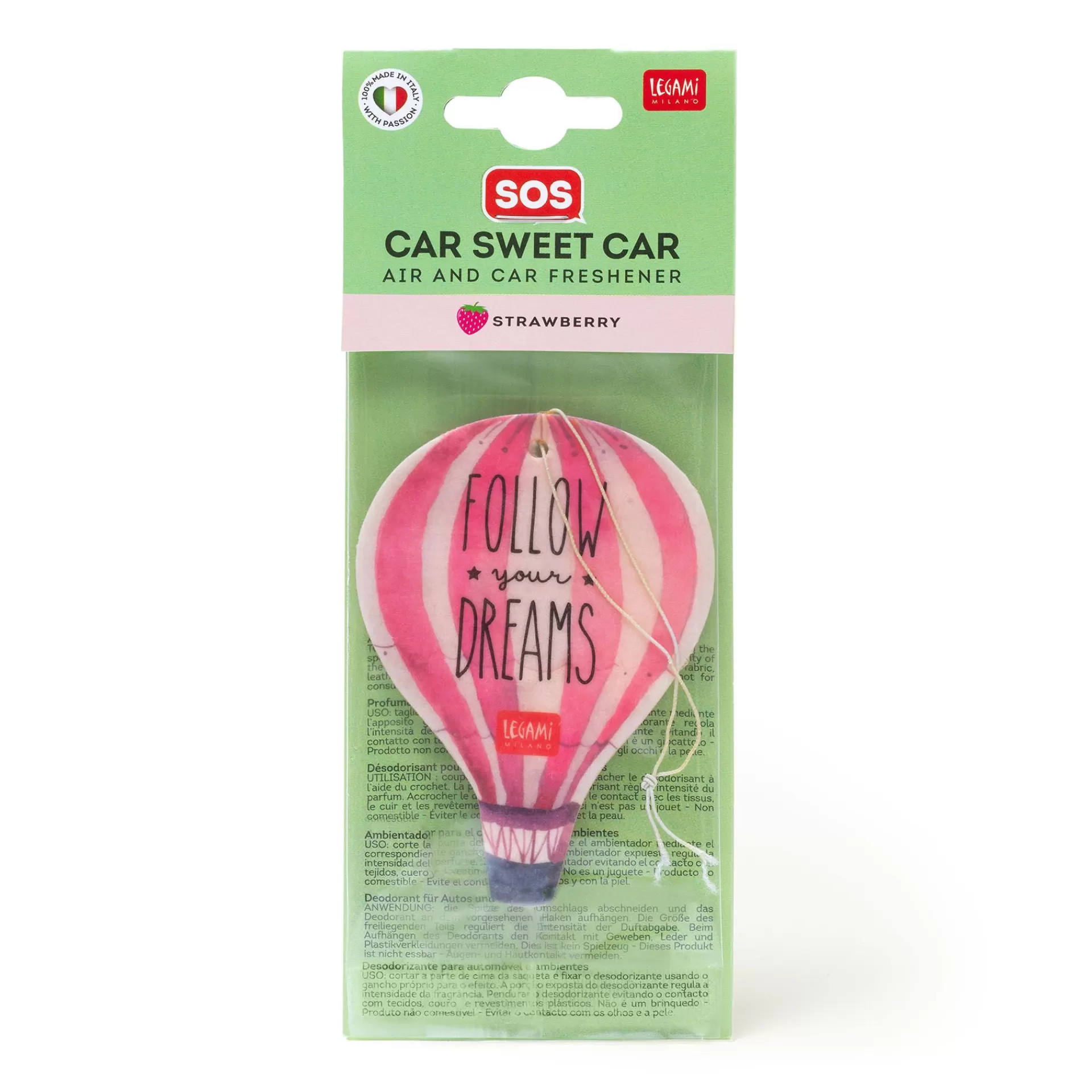 Legami Milano Profumatore per Auto - SOS Car Sweet Car- Altri Accessori | Accessori Viaggio