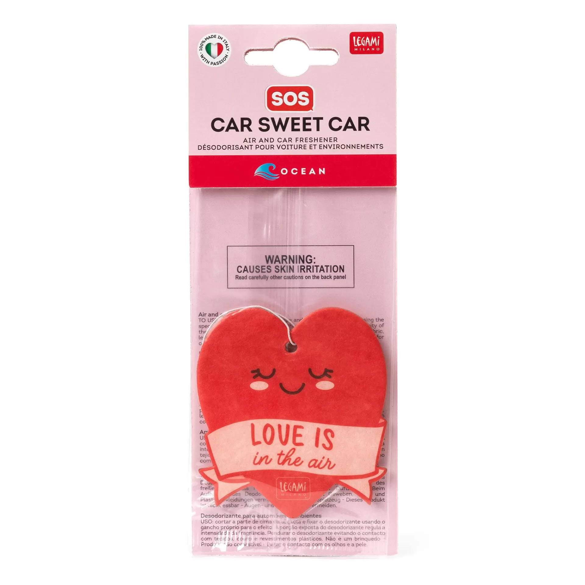 Legami Milano Profumatore per Auto e Ambienti - SOS Car Sweet Car- Altri Accessori | Accessori Viaggio