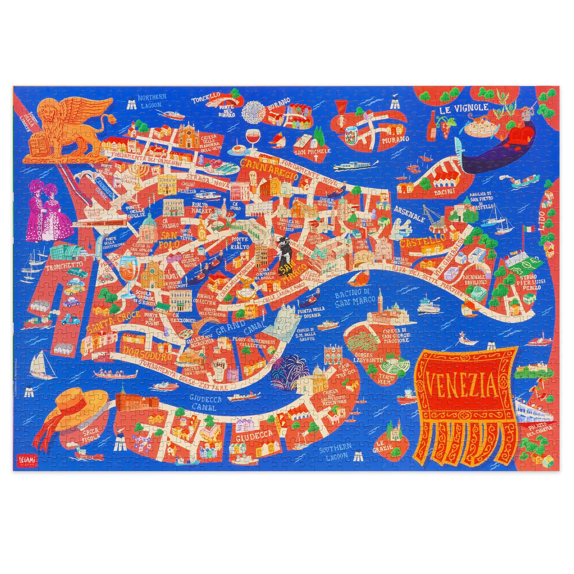 Legami Milano Puzzle da 1000 Pezzi- Giochi