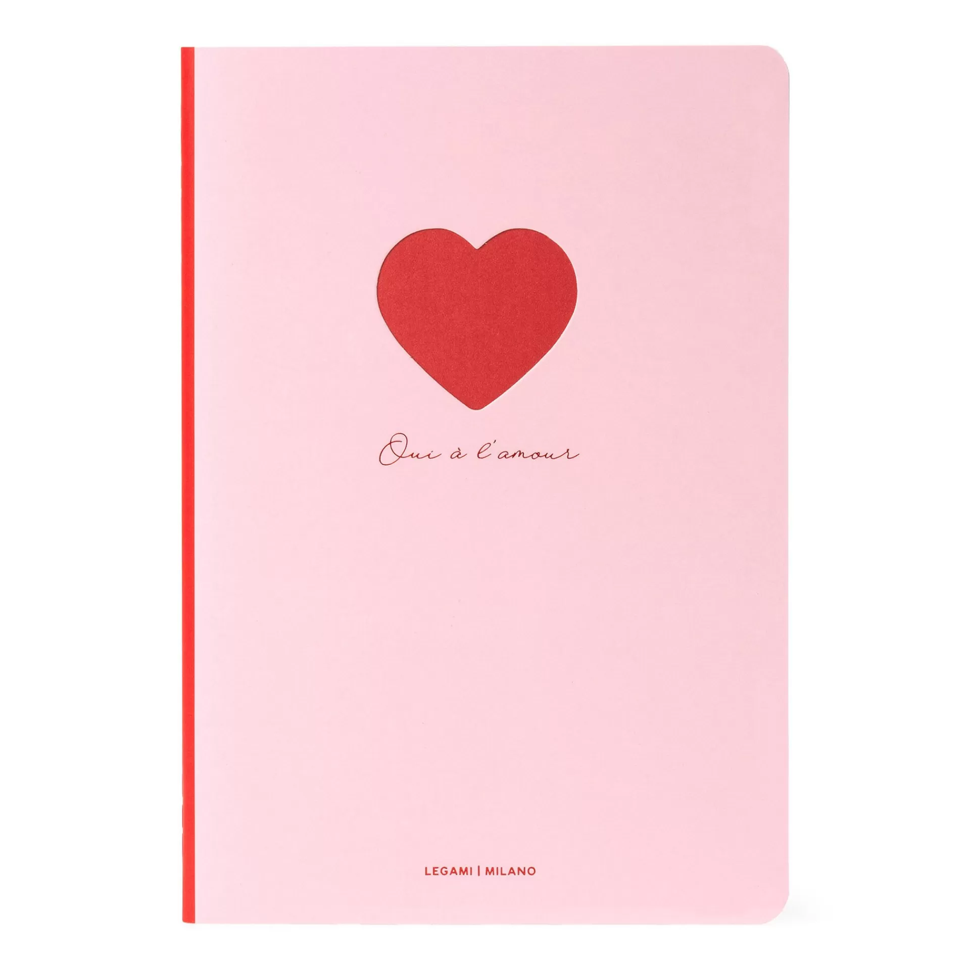 Legami Milano Quaderno a Righe con Cuore - Foglio A5- Quaderni A Righe