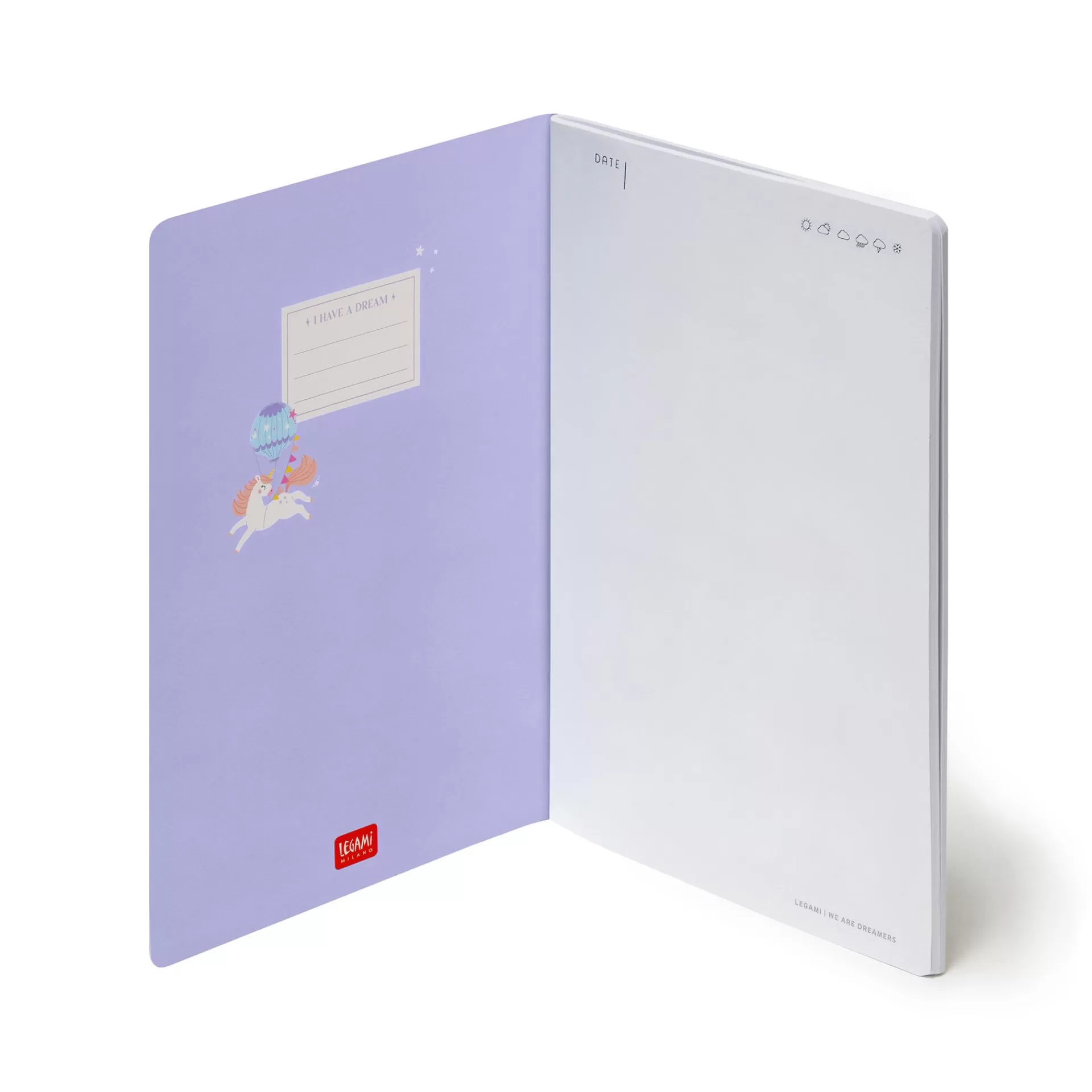 Legami Milano Quaderno Foglio Bianco - A5- Quaderni Foglio Bianco