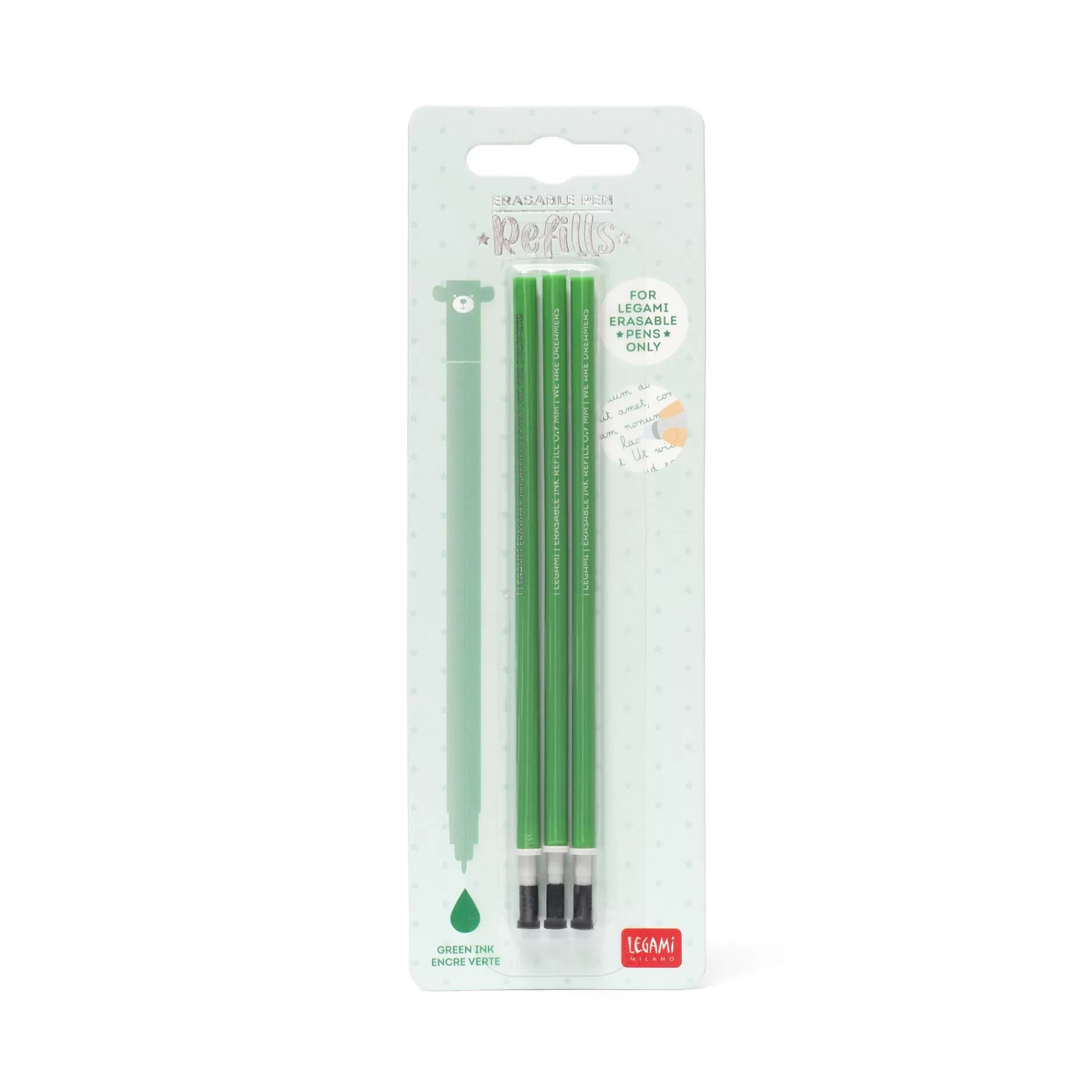 Legami Milano Refill per Penna Gel Cancellabile - Erasable Pen- Refill Penne Cancellabili