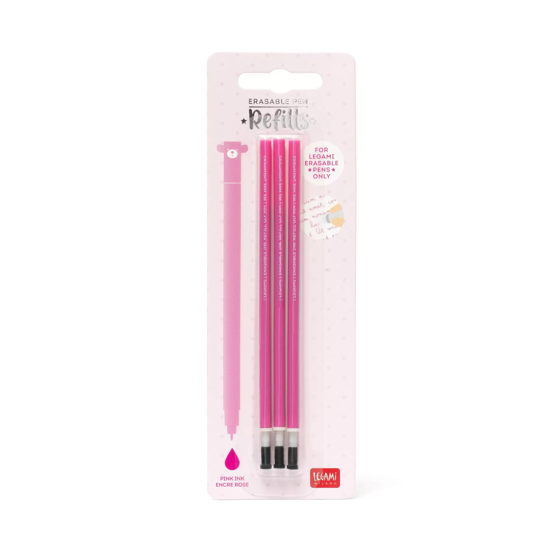 Legami Milano Refill per Penna Gel Cancellabile - Erasable Pen- Refill Penne Cancellabili