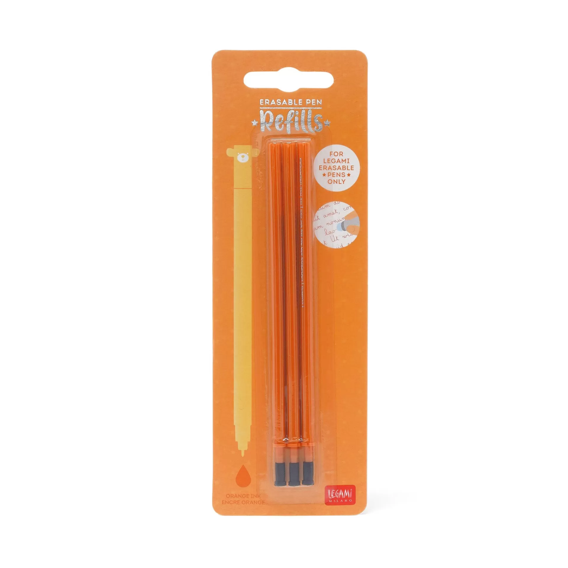 Legami Milano Refill per Penna Gel Cancellabile - Erasable Pen- Refill Penne Cancellabili