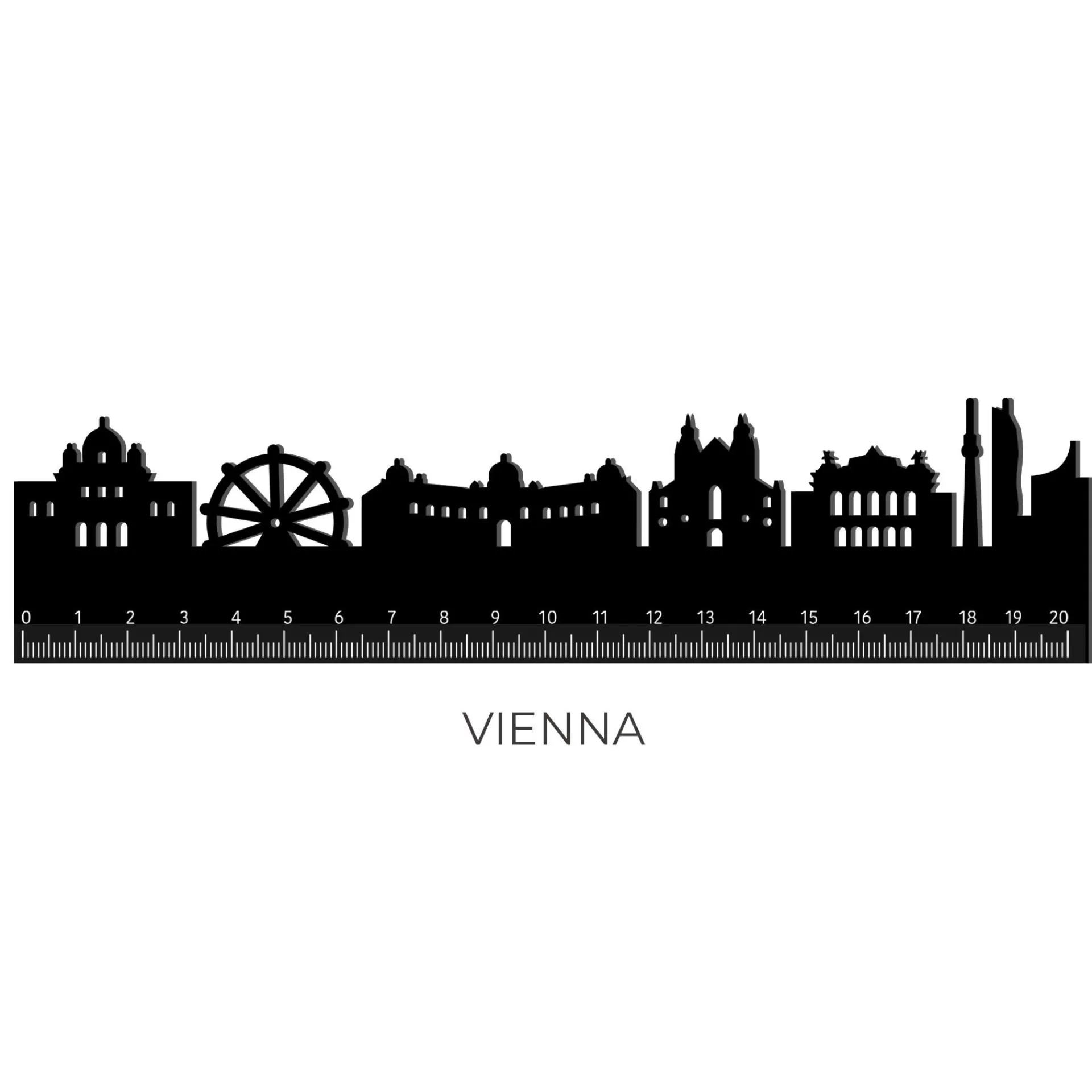 Legami Milano Righello - Follow The Skyline- Righelli