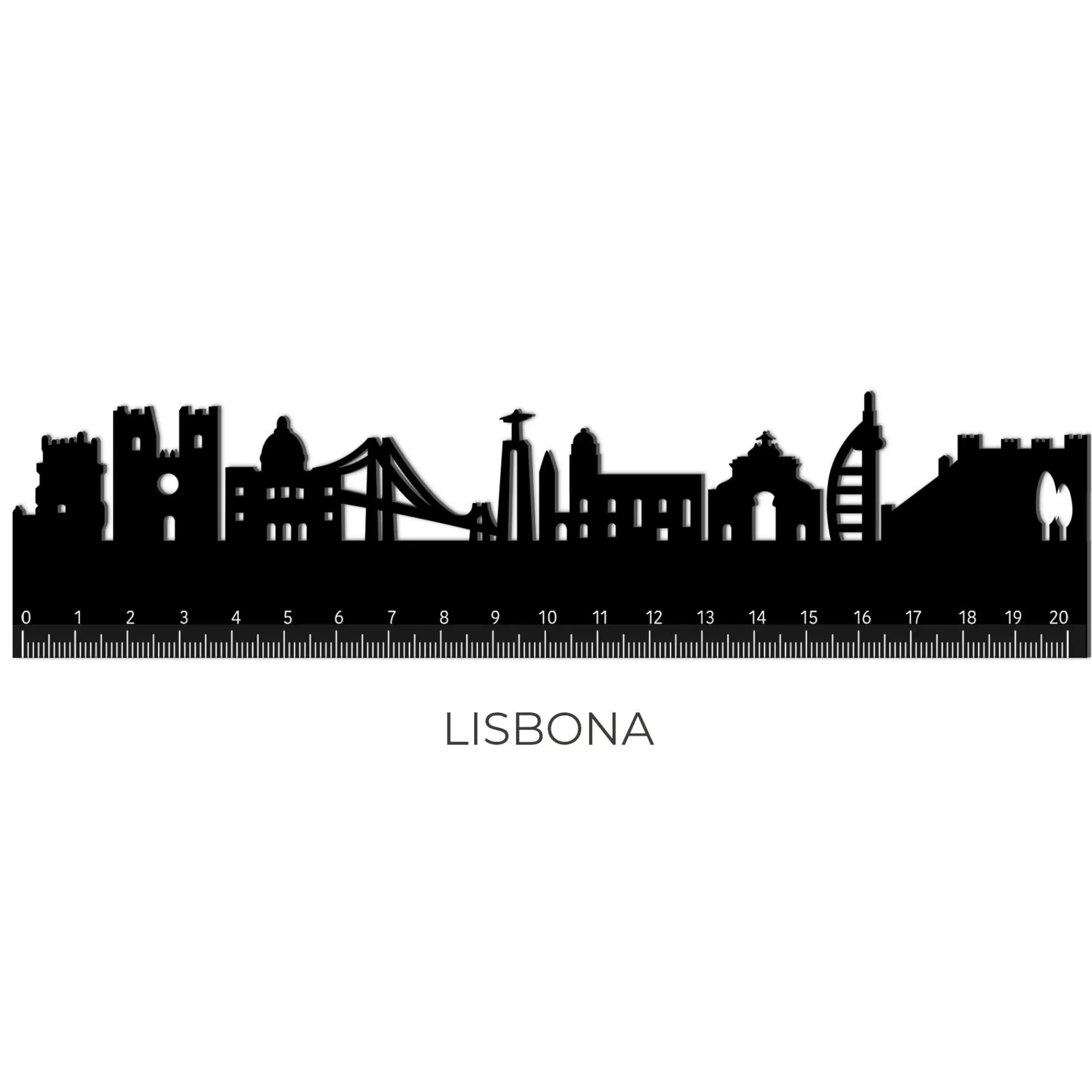 Legami Milano Righello - Follow The Skyline- Righelli
