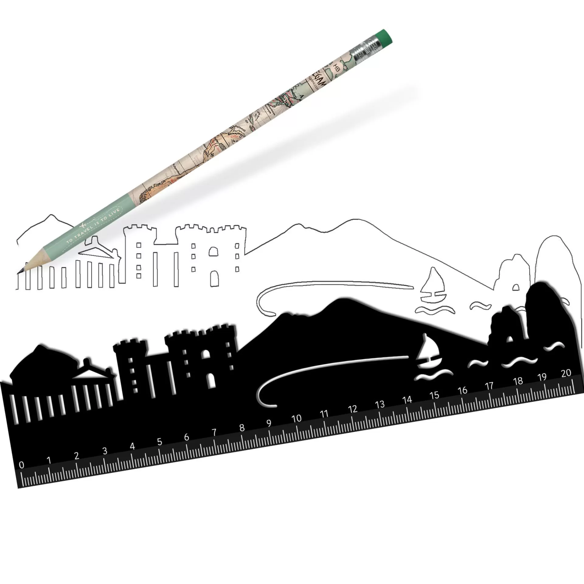 Legami Milano Righello - Follow The Skyline- Righelli