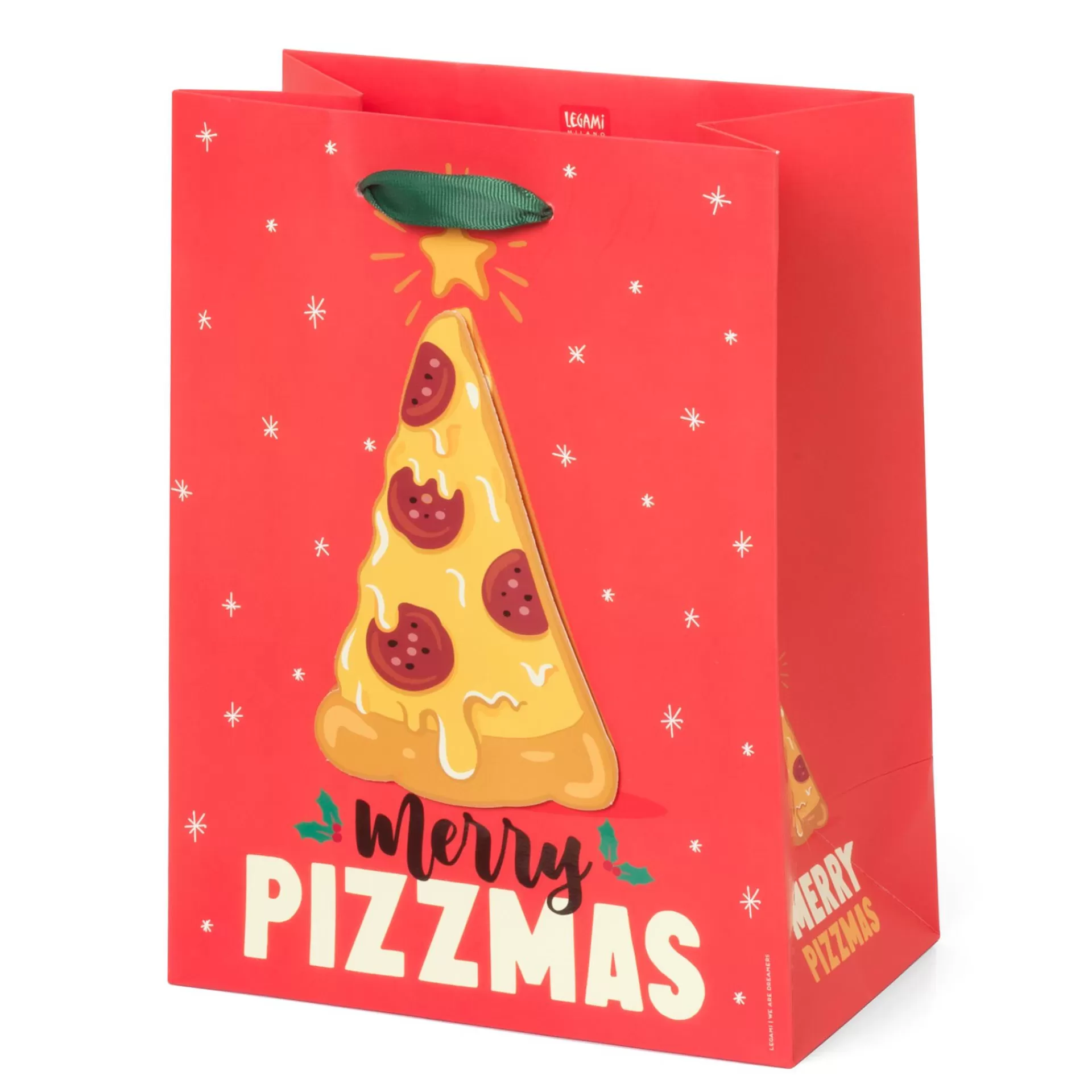 Legami Milano Sacchetto Regalo di Natale - Medium- Sacchetti Regalo Natalizi