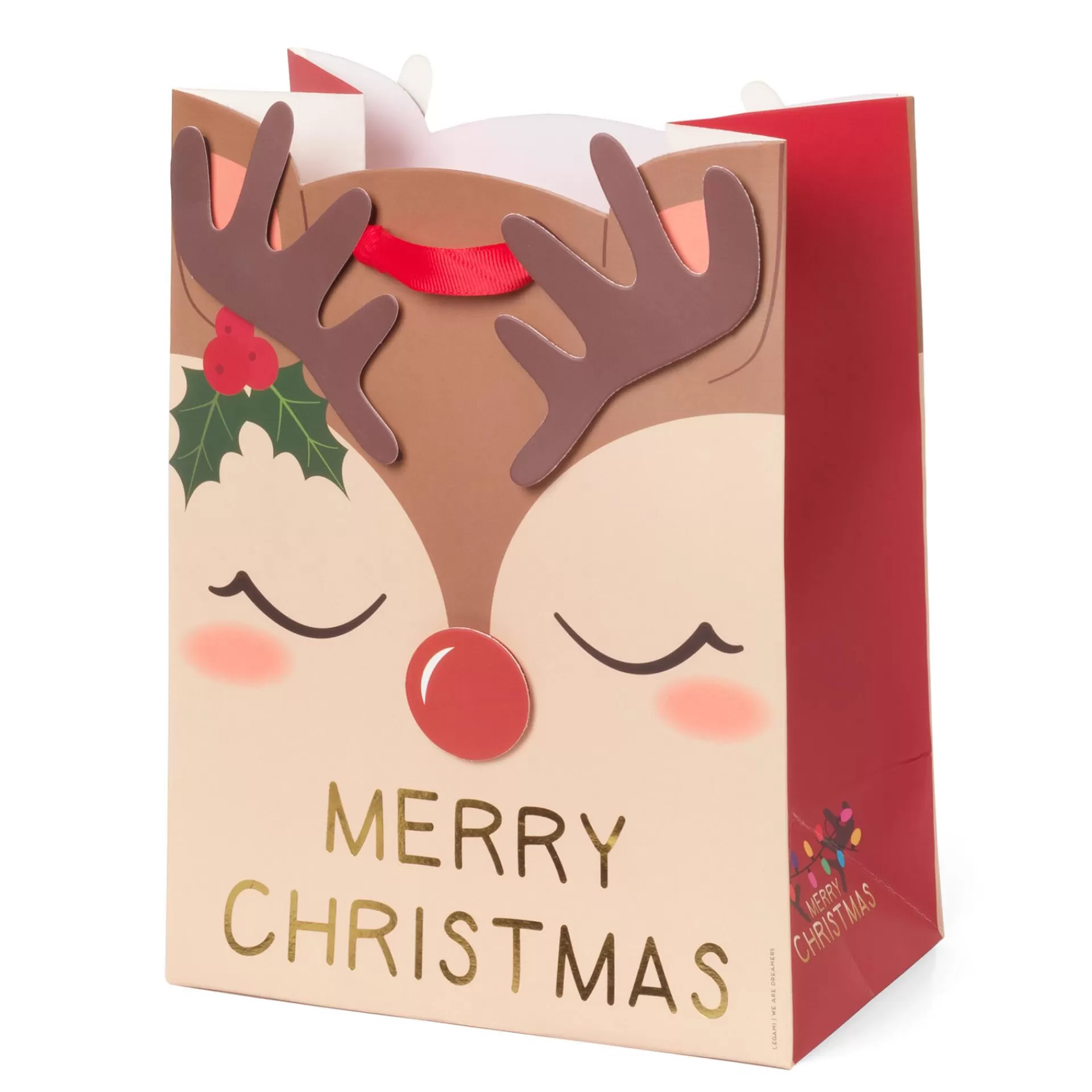 Legami Milano Sacchetto Regalo di Natale - Medium- Sacchetti Regalo Natalizi