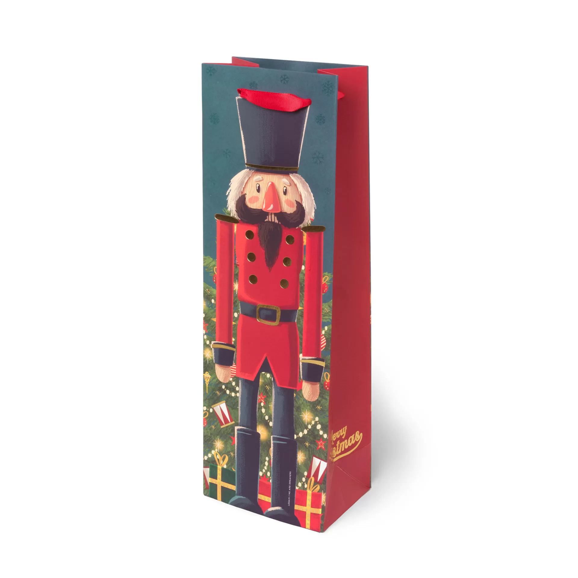 Legami Milano Sacchetto Regalo di Natale per Bottiglie- Sacchetti Regalo Natalizi | Sacchetti Regalo Per Bottiglie