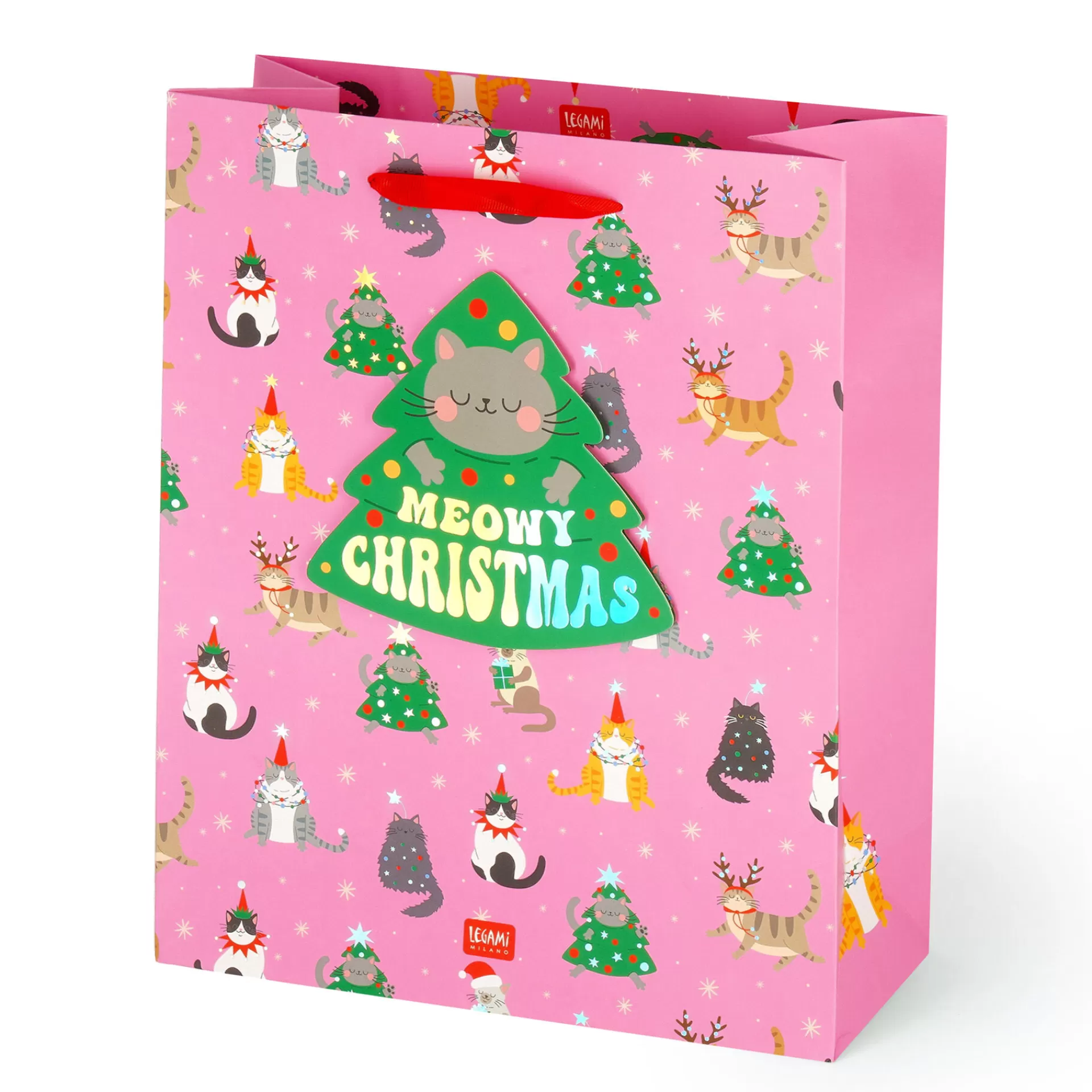 Legami Milano Sacchetto Regalo Natalizio - Large- Sacchetti Regalo Natalizi