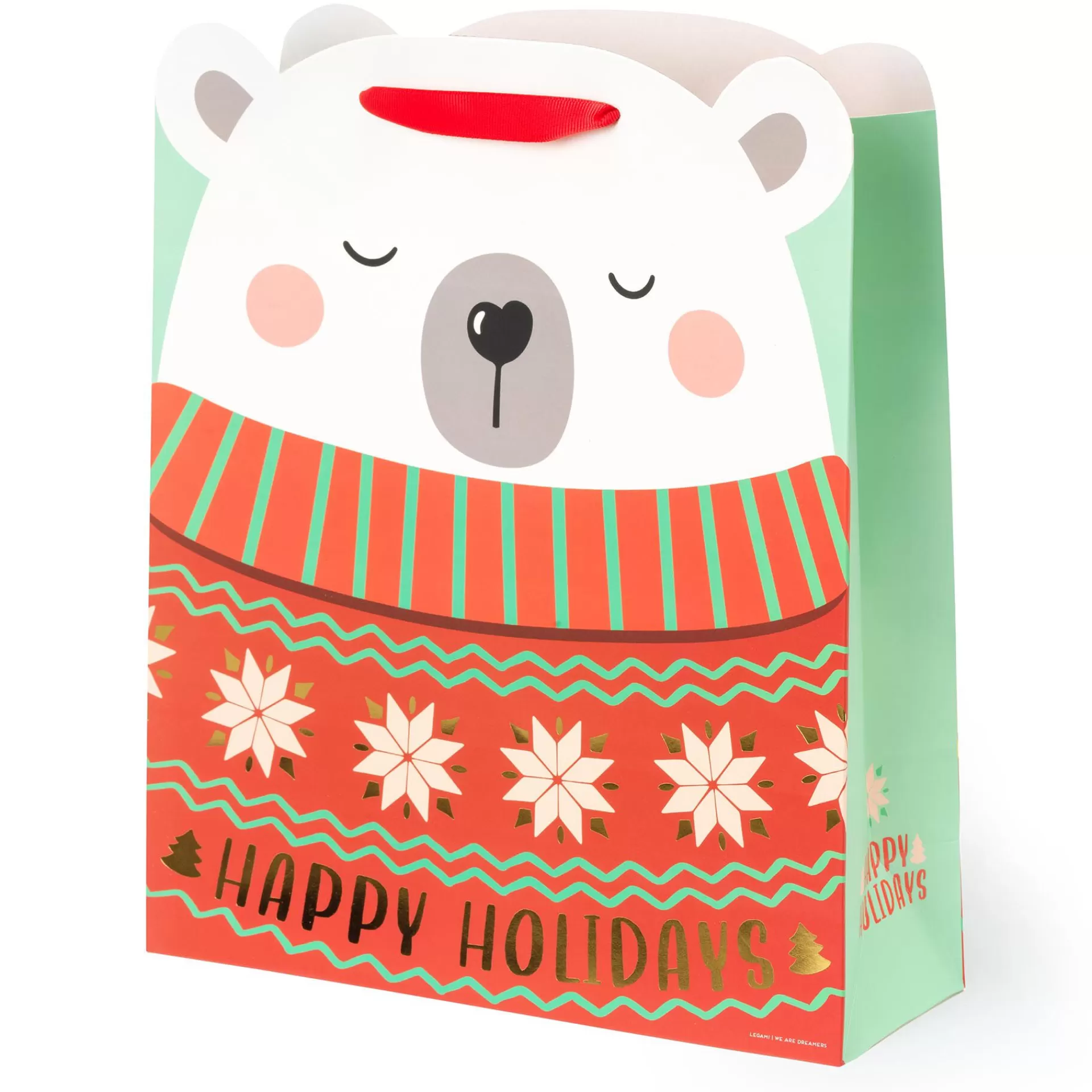 Legami Milano Sacchetto Regalo Natalizio - Large- Sacchetti Regalo Natalizi