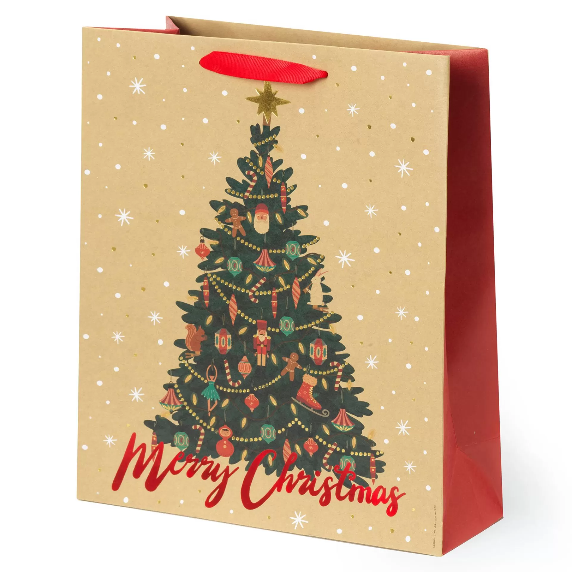 Legami Milano Sacchetto Regalo Natalizio - Large- Sacchetti Regalo Natalizi
