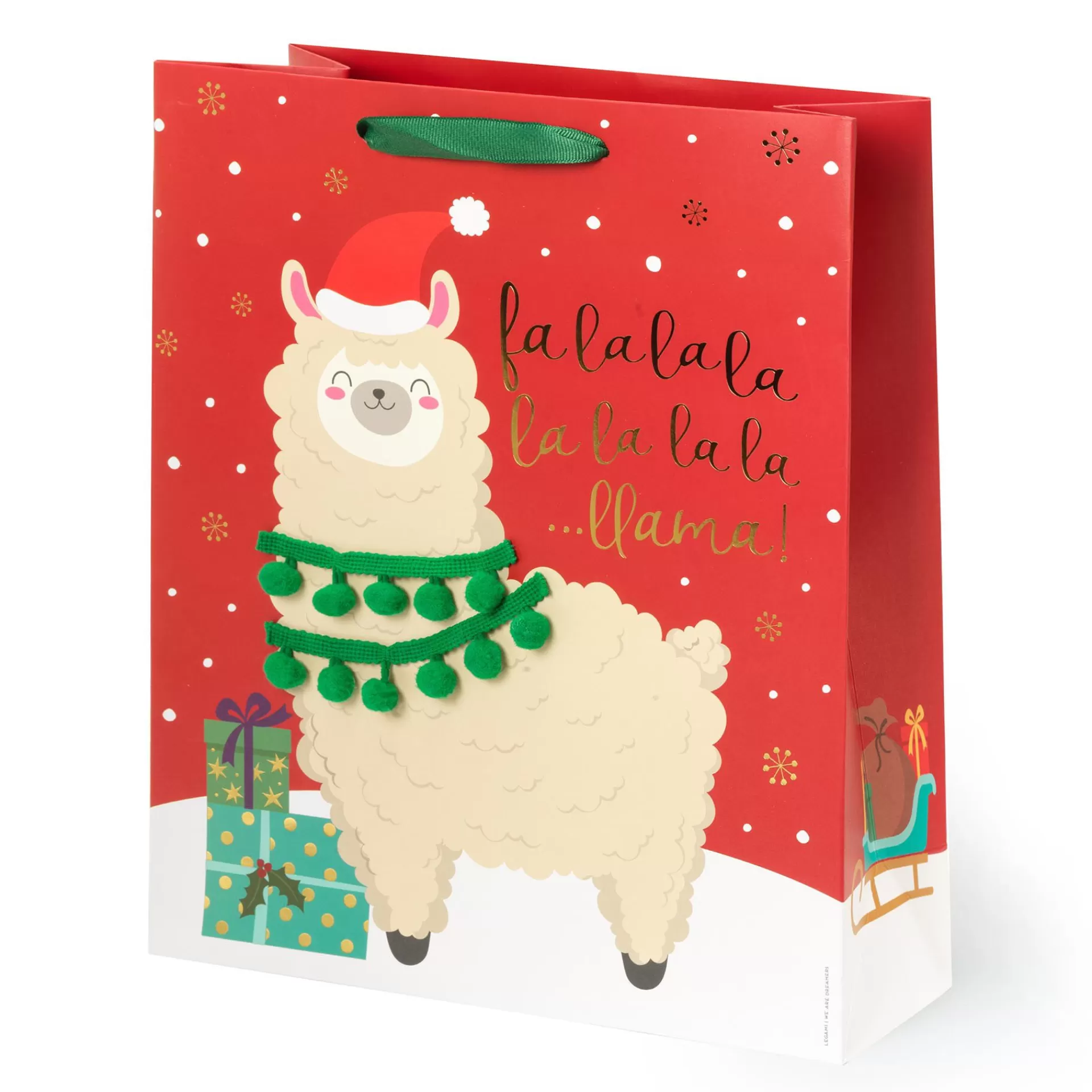 Legami Milano Sacchetto Regalo Natalizio - Large- Sacchetti Regalo Natalizi