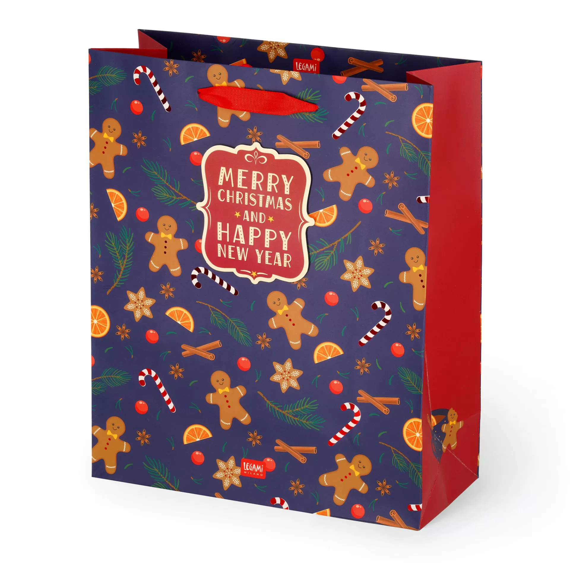 Legami Milano Sacchetto Regalo Natalizio - Large- Sacchetti Regalo Natalizi