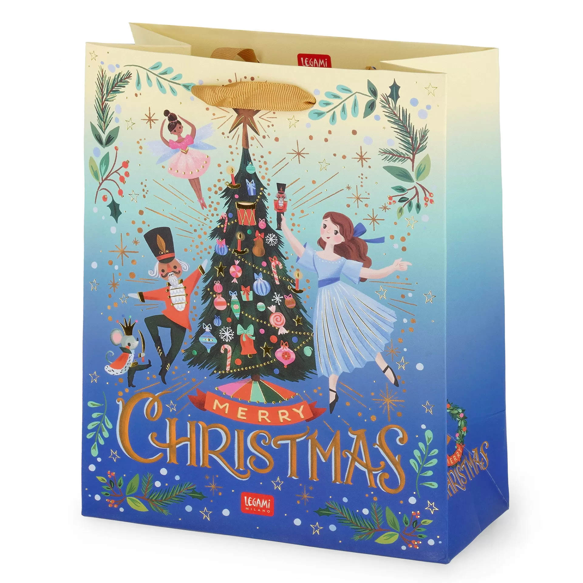 Legami Milano Sacchetto Regalo Natalizio - Large- Sacchetti Regalo Natalizi