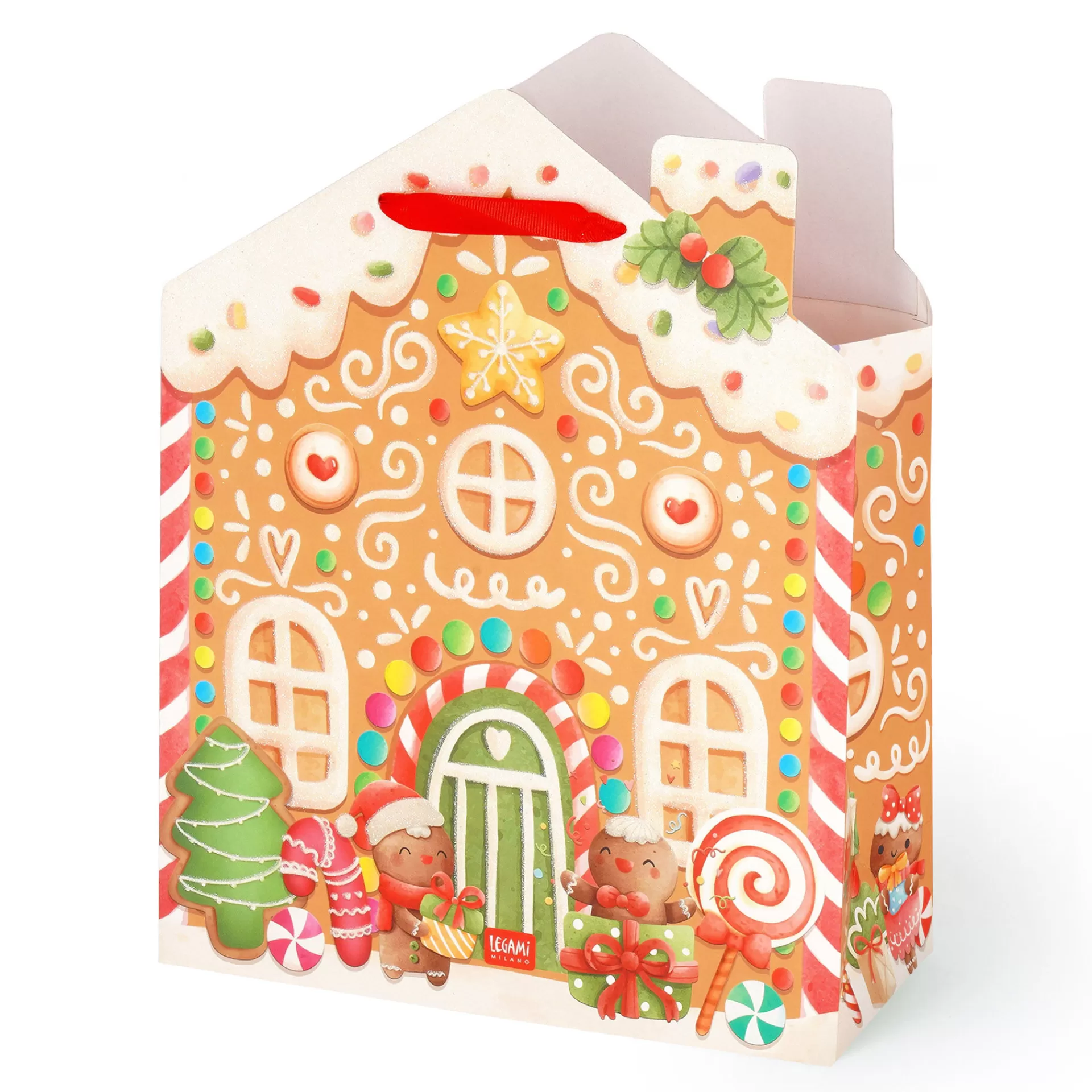 Legami Milano Sacchetto Regalo Natalizio - Large- Sacchetti Regalo Natalizi