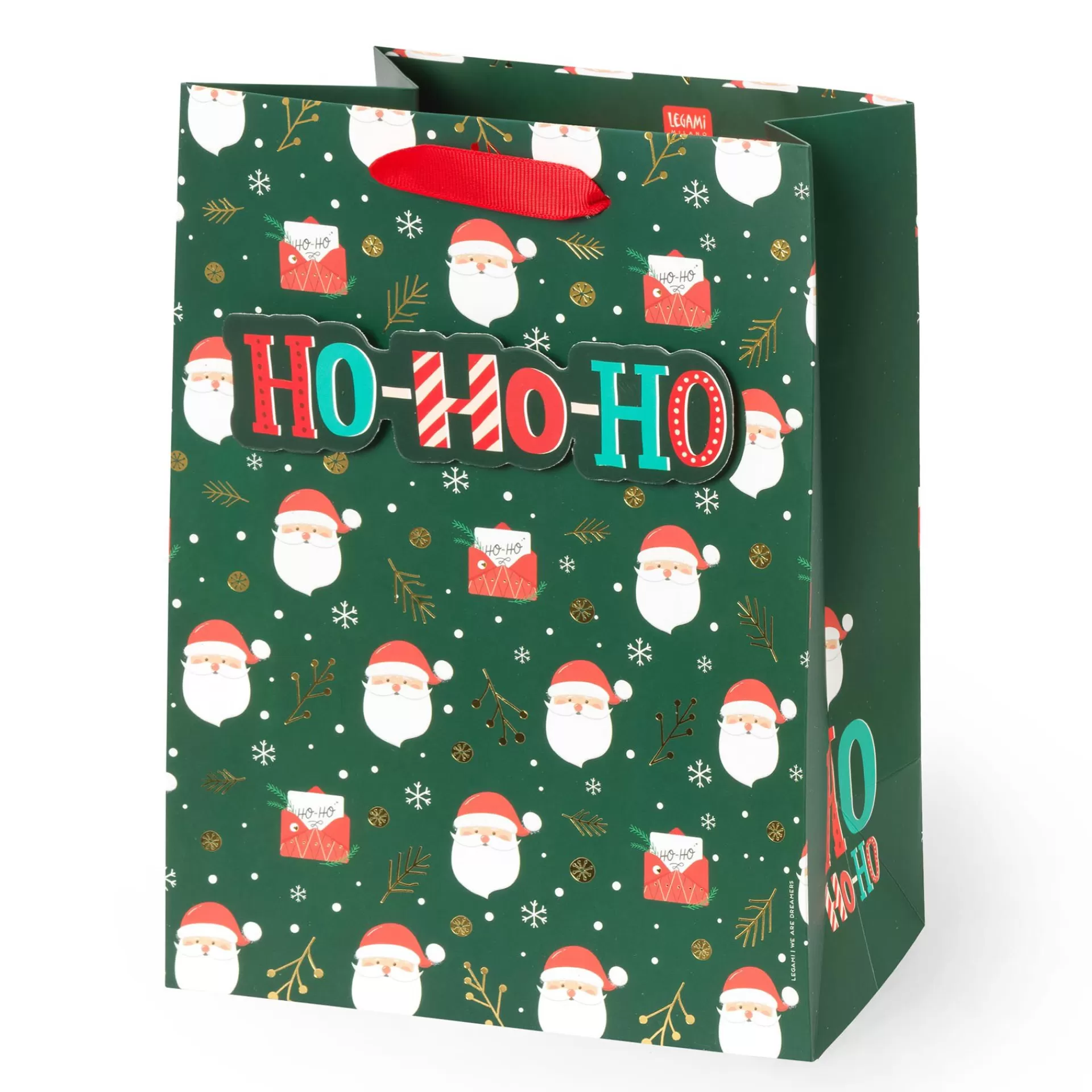 Legami Milano Sacchetto Regalo Natalizio - Medium- Sacchetti Regalo Natalizi