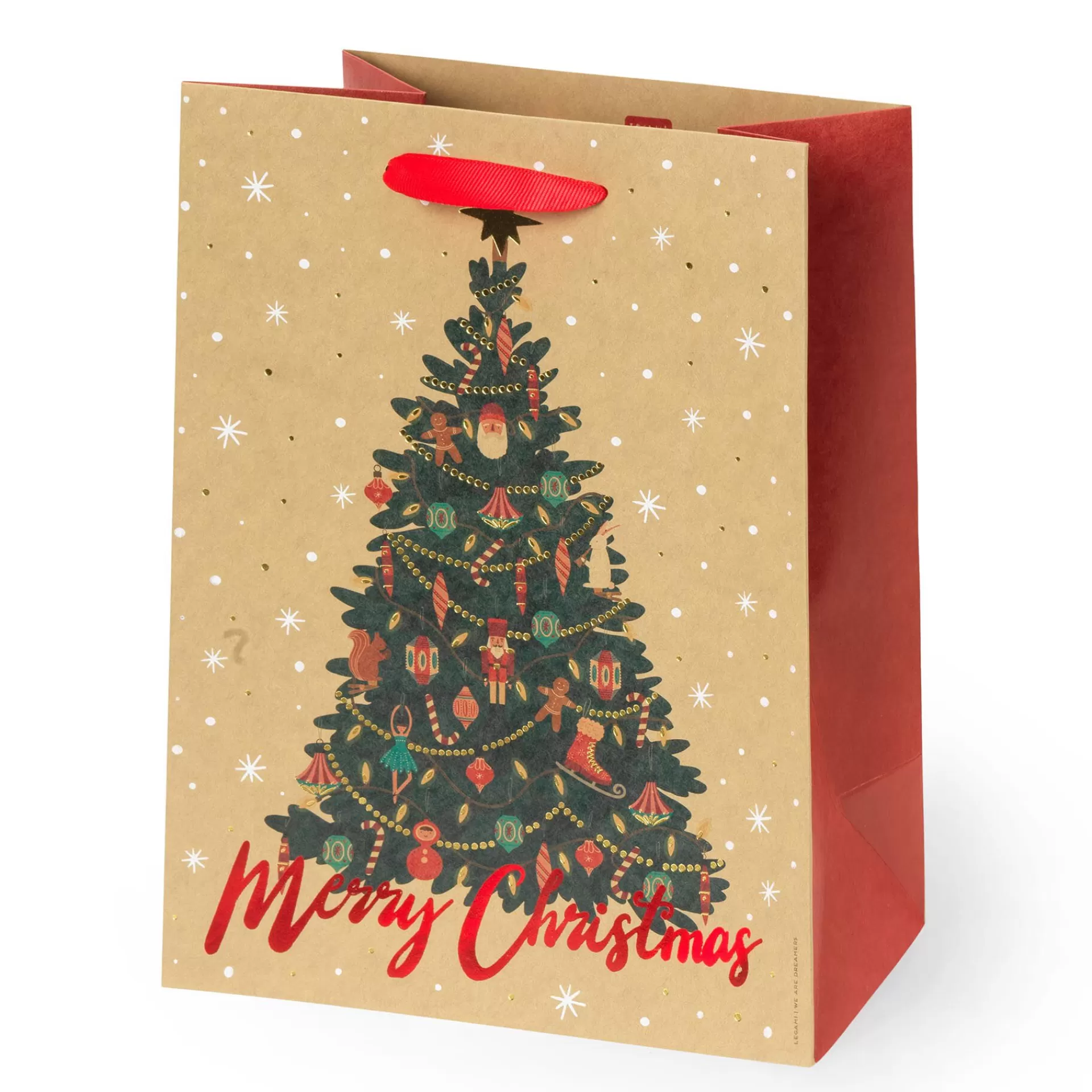 Legami Milano Sacchetto Regalo Natalizio - Medium- Sacchetti Regalo Natalizi