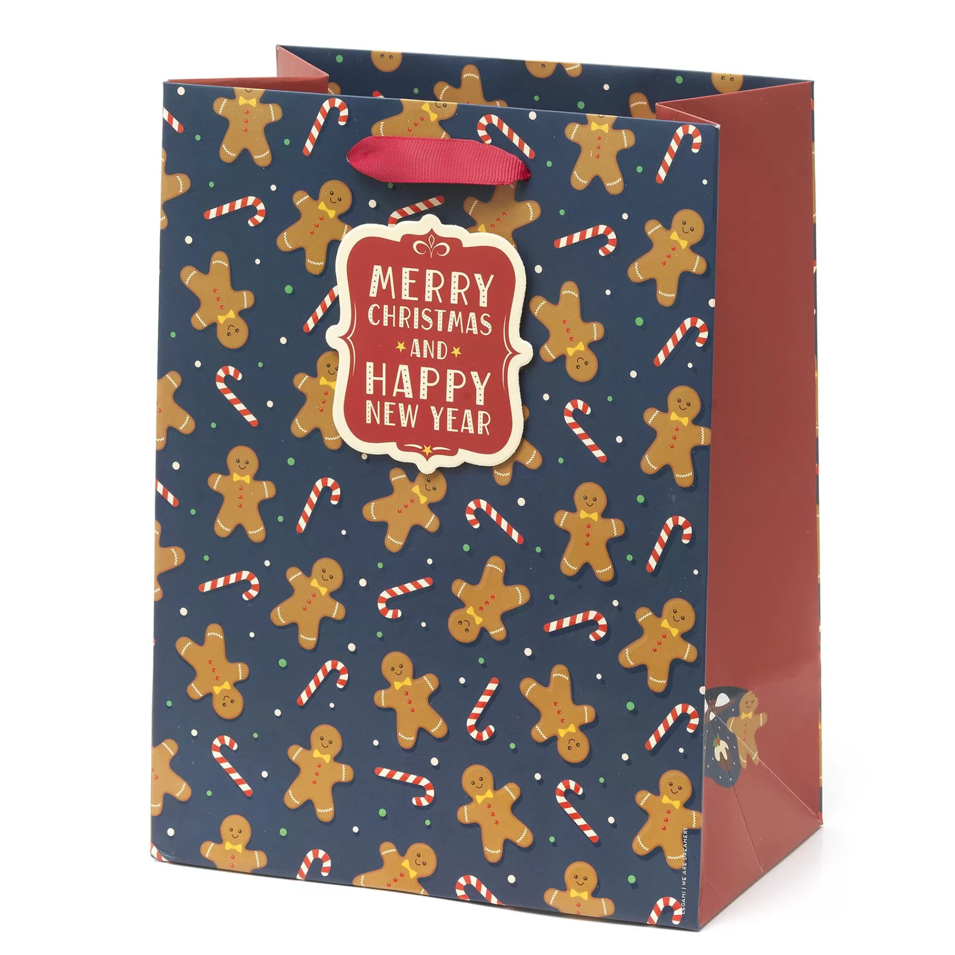 Legami Milano Sacchetto regalo natalizio - Medium- Sacchetti Regalo Natalizi