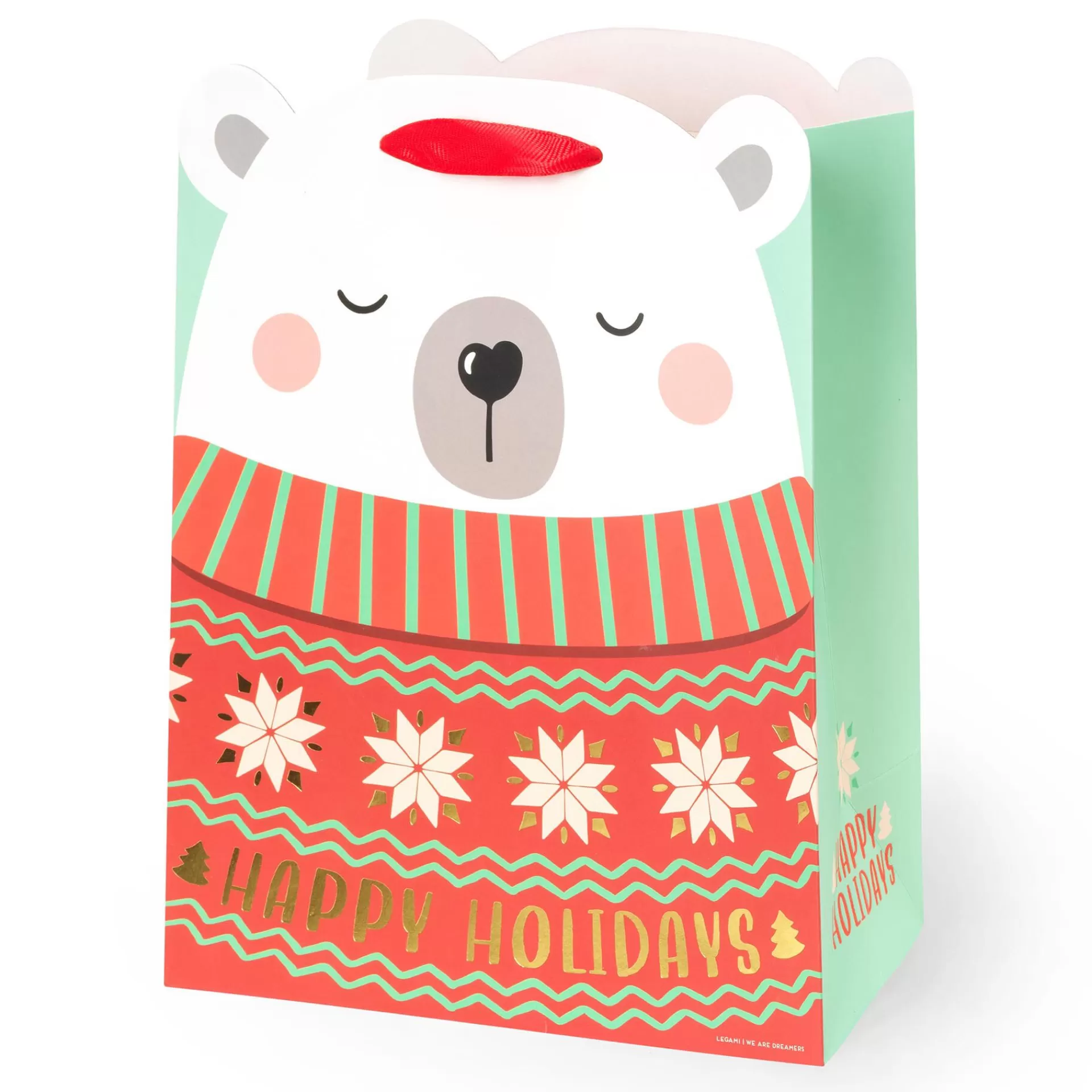 Legami Milano Sacchetto Regalo Natalizio - Medium- Sacchetti Regalo Natalizi
