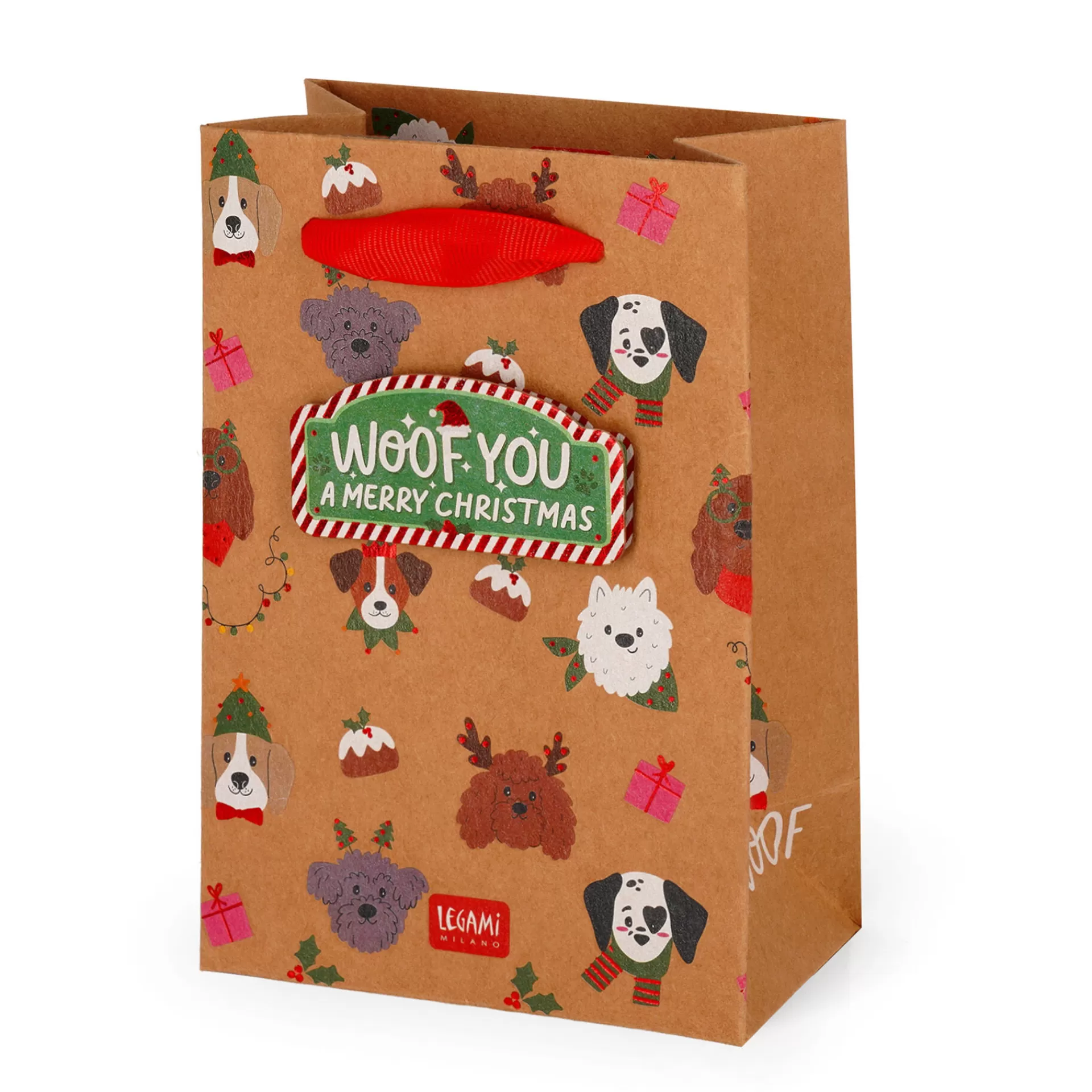 Legami Milano Sacchetto Regalo Natalizio - Small- Sacchetti Regalo Natalizi