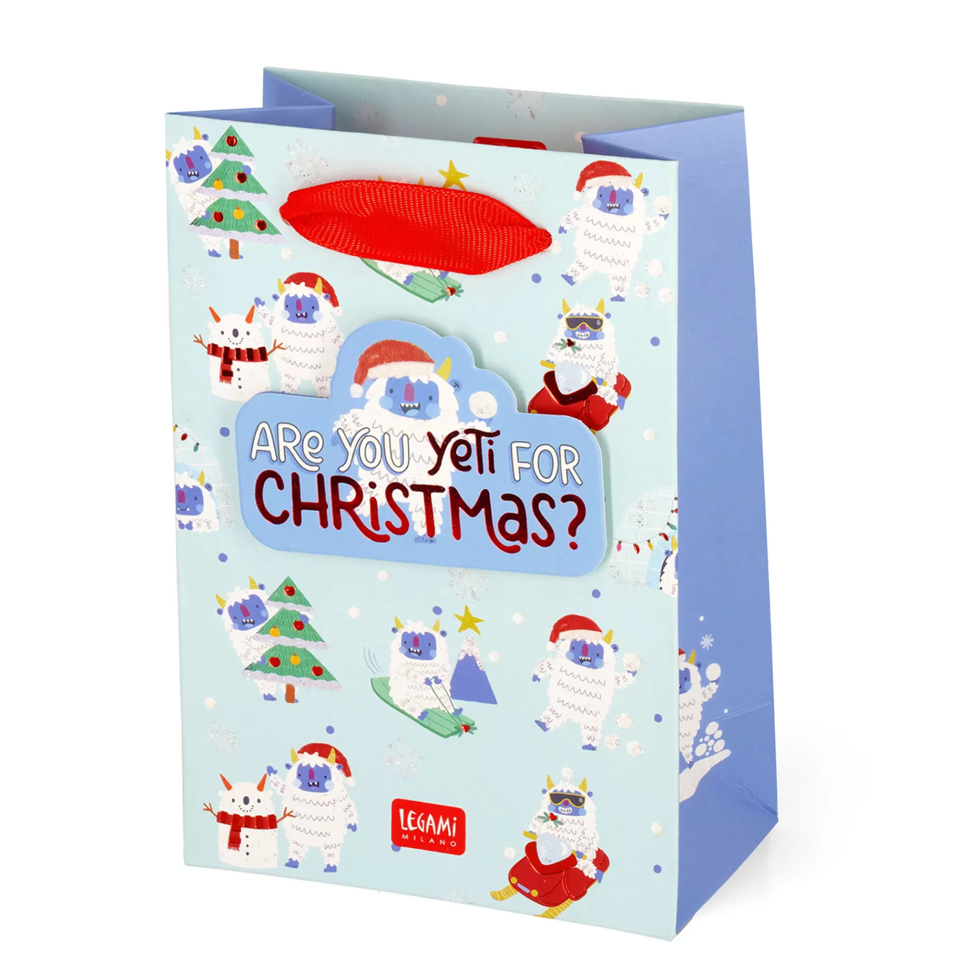 Legami Milano Sacchetto Regalo Natalizio - Small- Sacchetti Regalo Natalizi