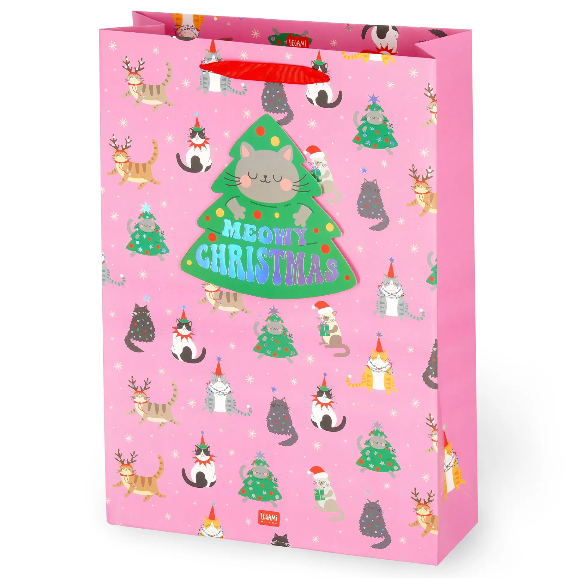Legami Milano Sacchetto Regalo Natalizio - X-large- Sacchetti Regalo Natalizi