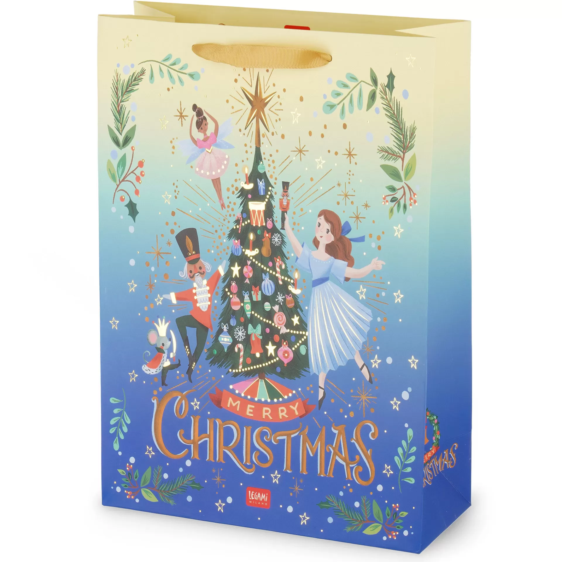 Legami Milano Sacchetto Regalo Natalizio - X-Large- Sacchetti Regalo Natalizi