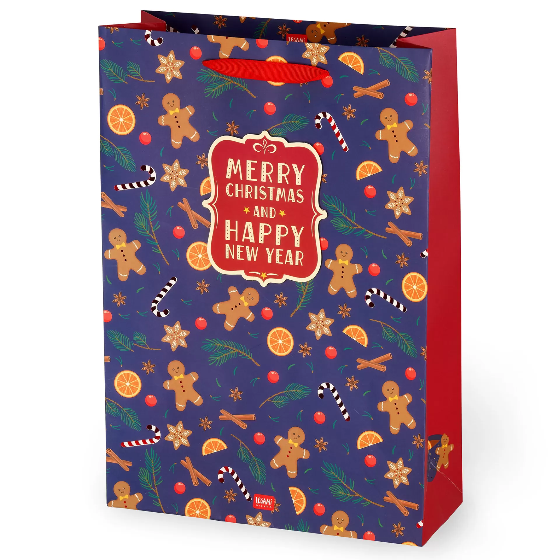Legami Milano Sacchetto Regalo Natalizio - X-large- Sacchetti Regalo Natalizi